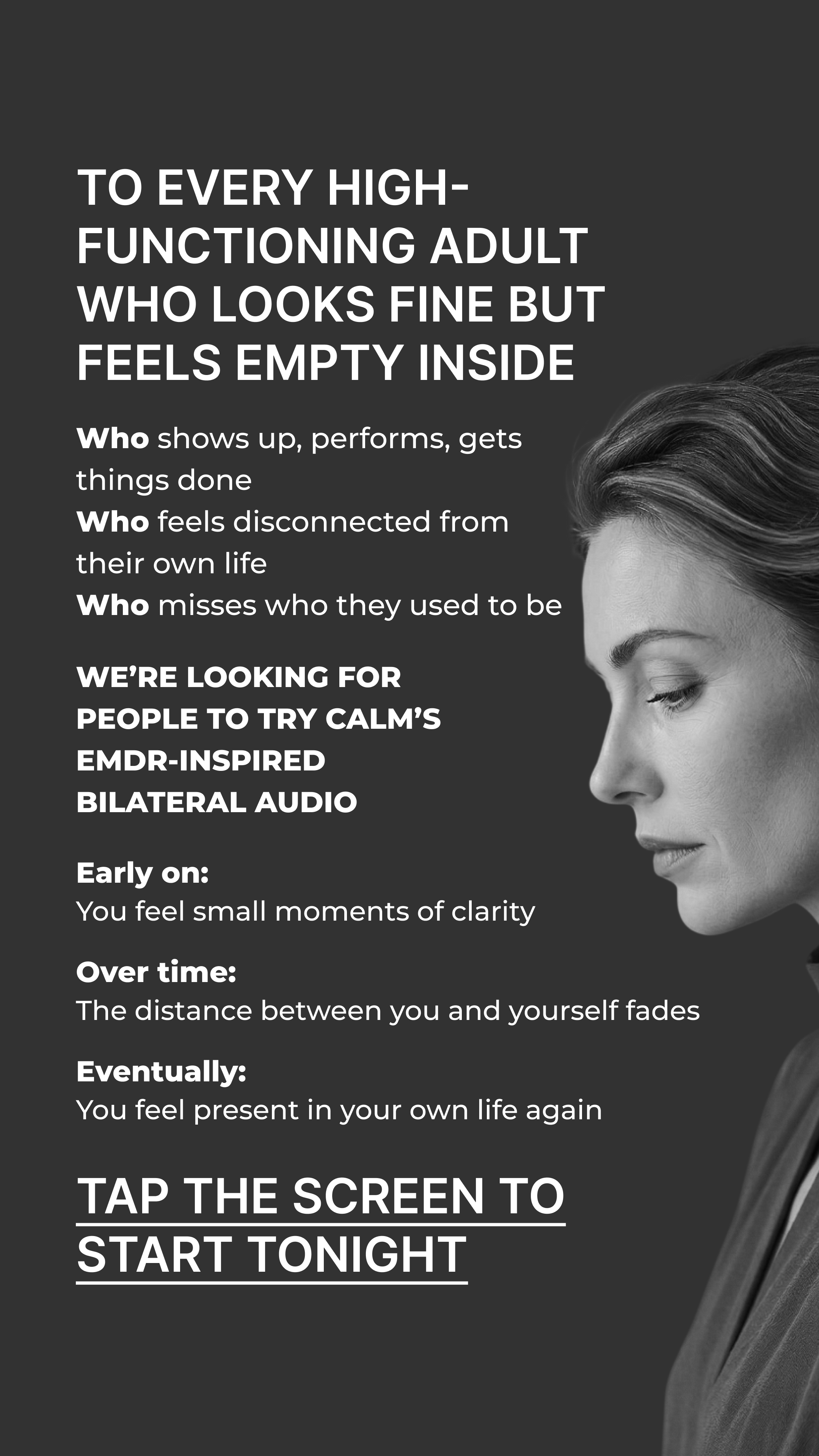 Calm Facebook ad