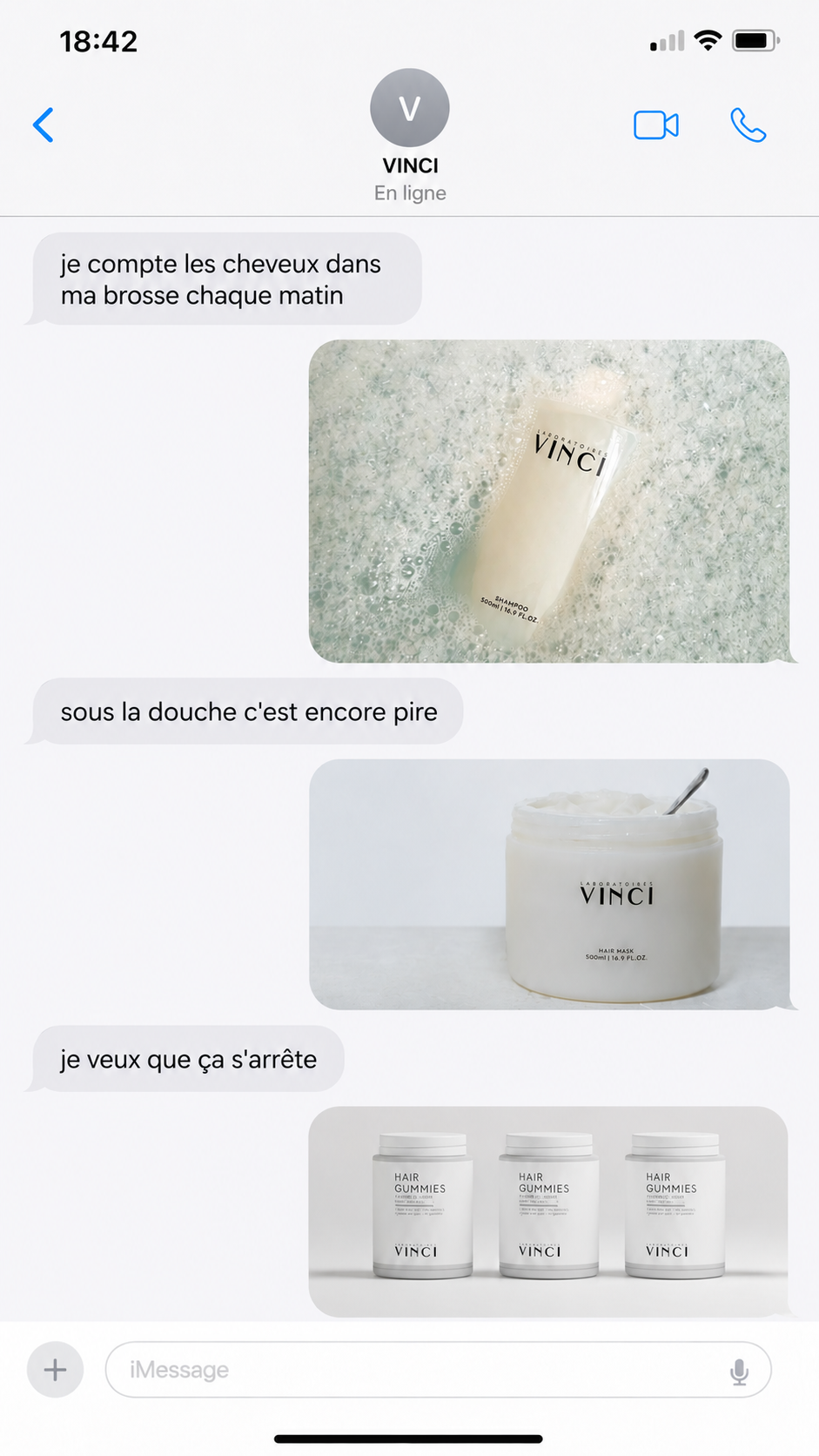 Laboratoires Vinci Facebook ad