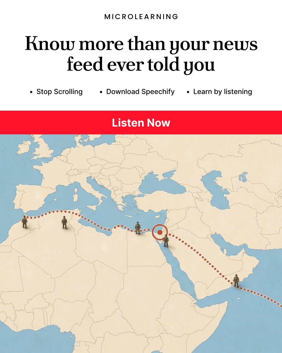Speechify Facebook ad