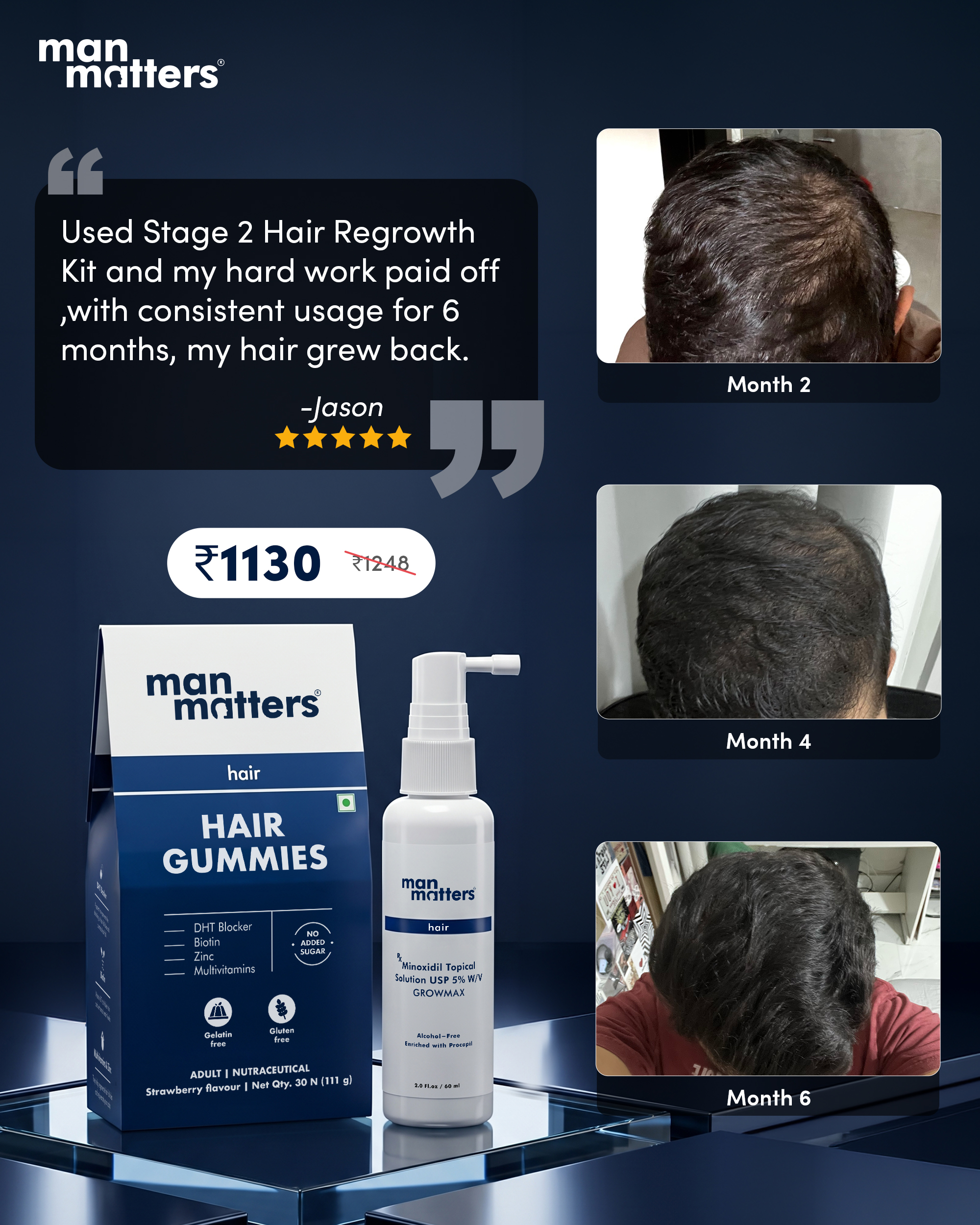 Hair Matters by Man Matters Facebook ad
