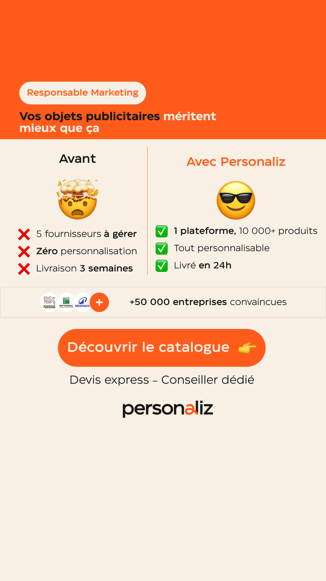 Personaliz Facebook ad
