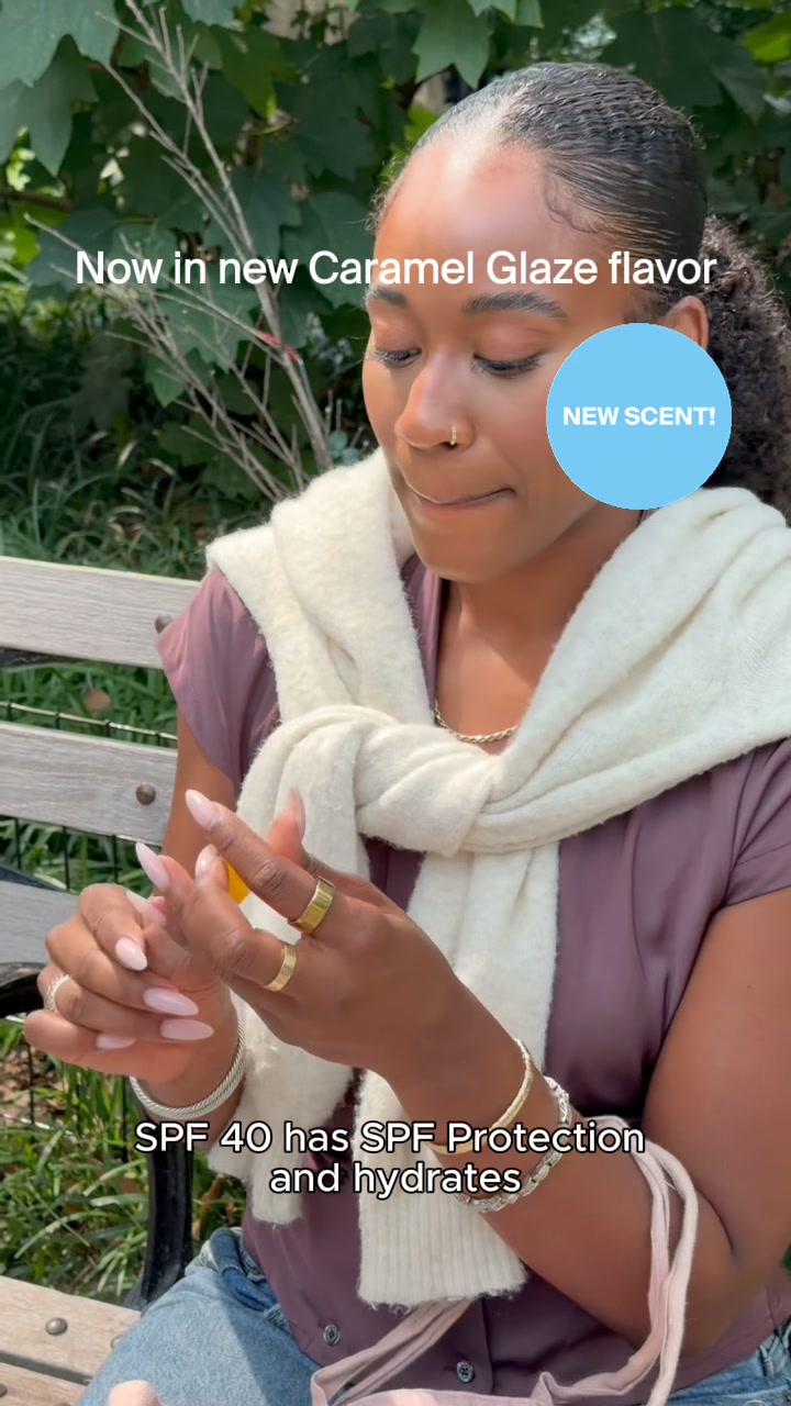 Supergoop Facebook ad: Supergoop! Glow Gloss SPF 40 Lip Balm