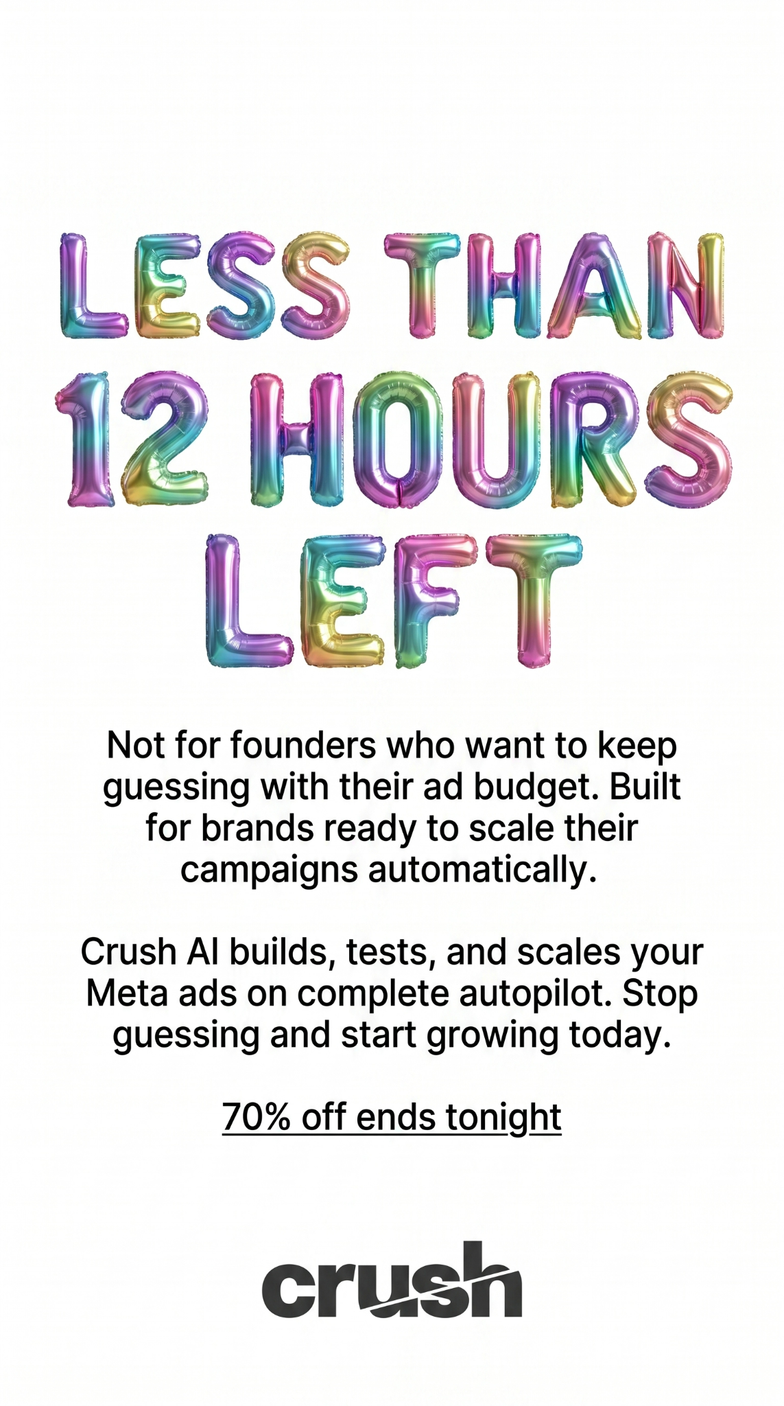 trycrush.ai Facebook ad