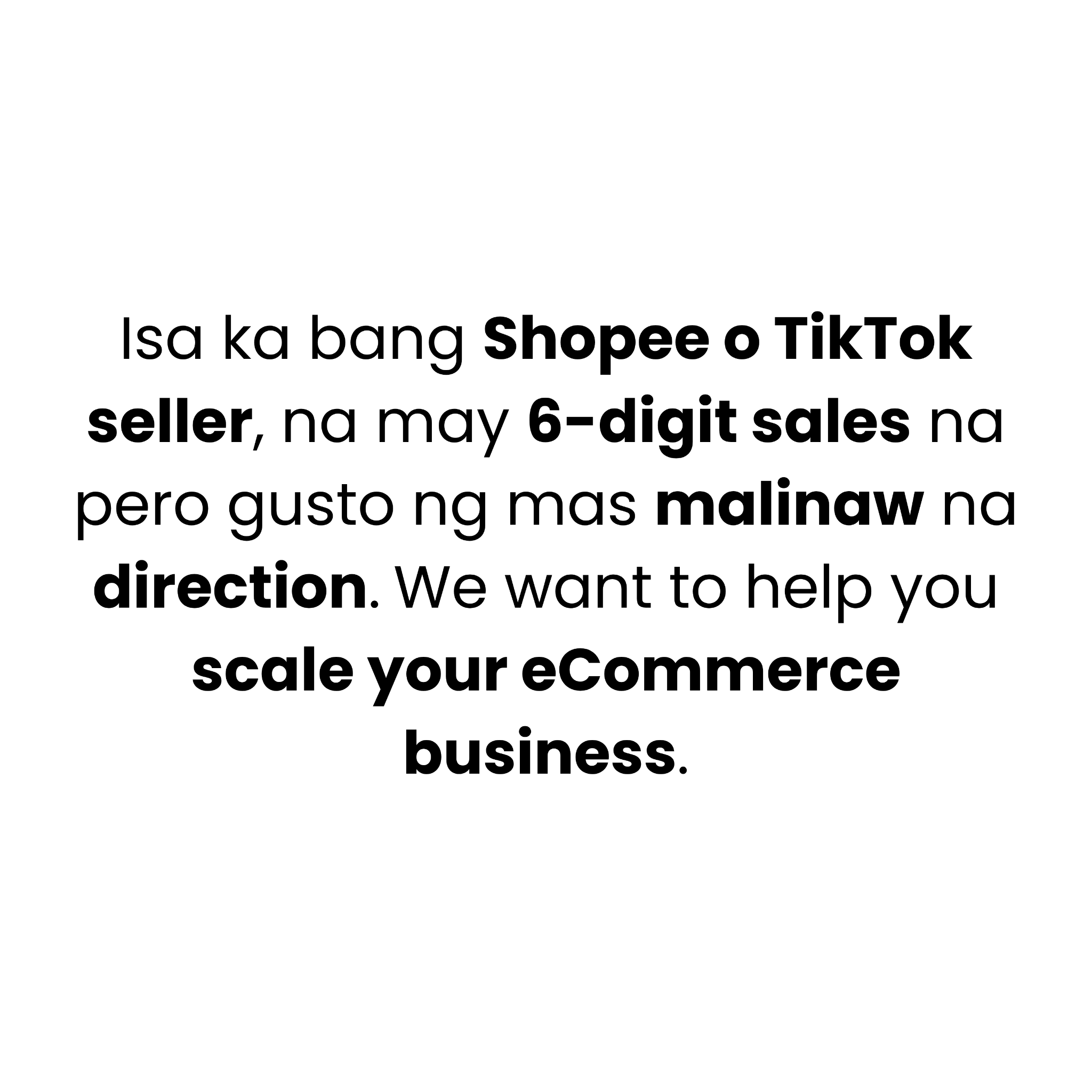 ECOM Accelerator Facebook ad