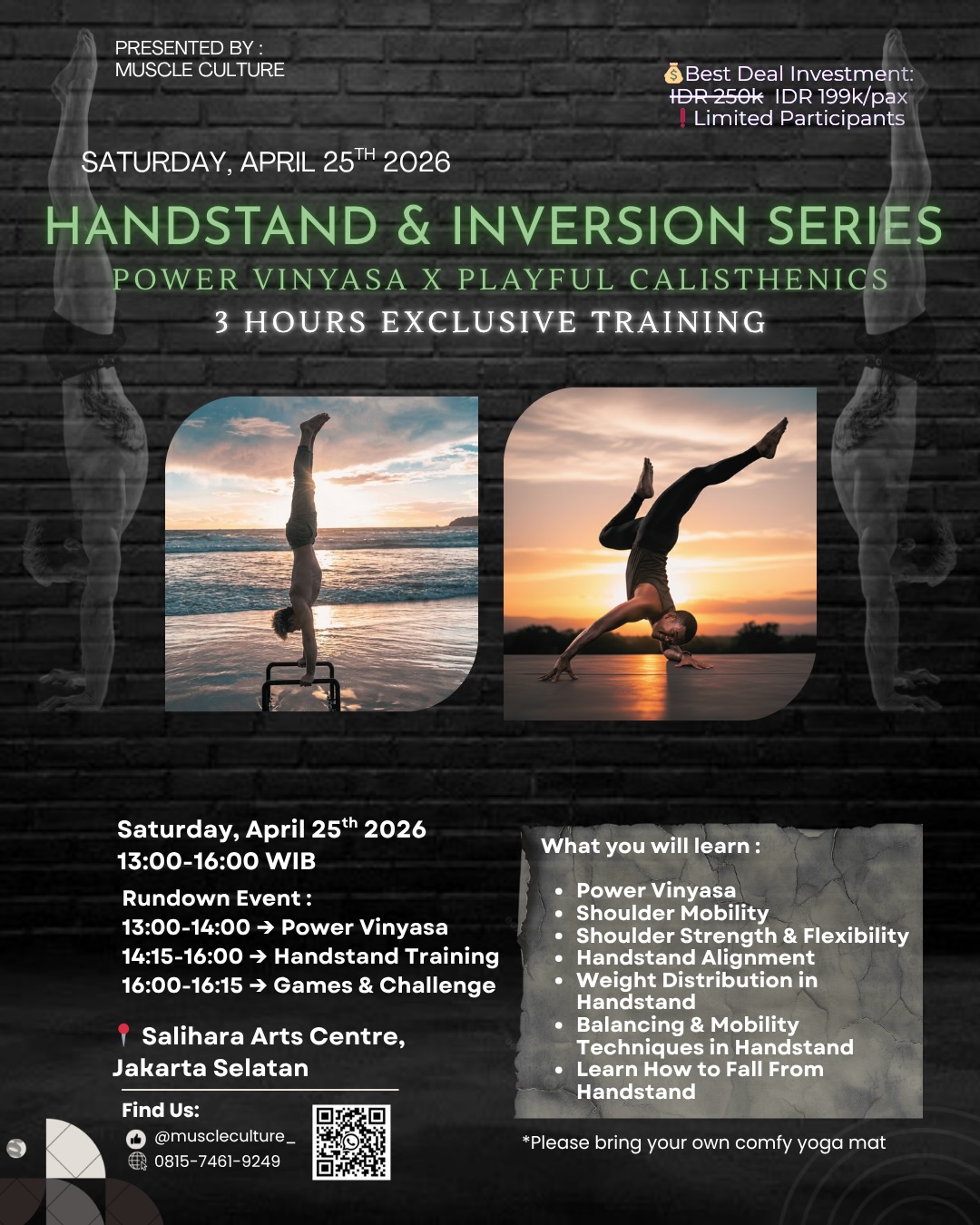 muscleculture_ Facebook ad: HANDSTAND & INVERSION SERIES