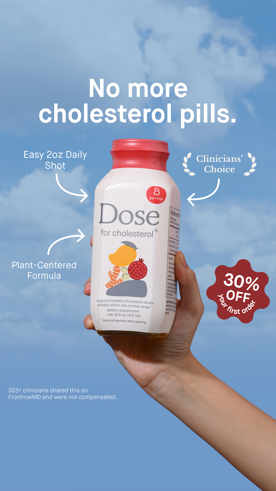 Dose for Cholesterol Facebook ad