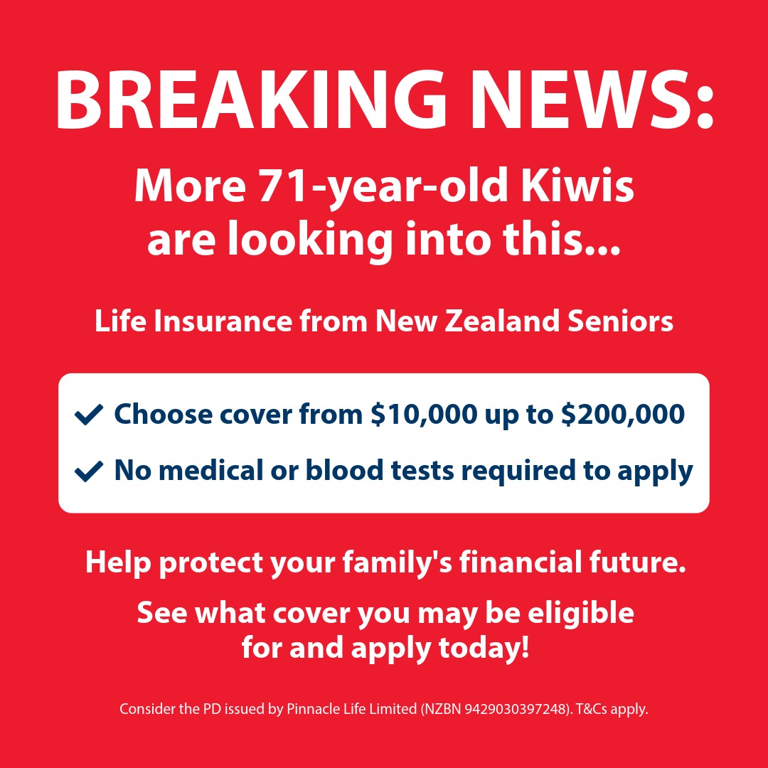 New Zealand Seniors Facebook ad