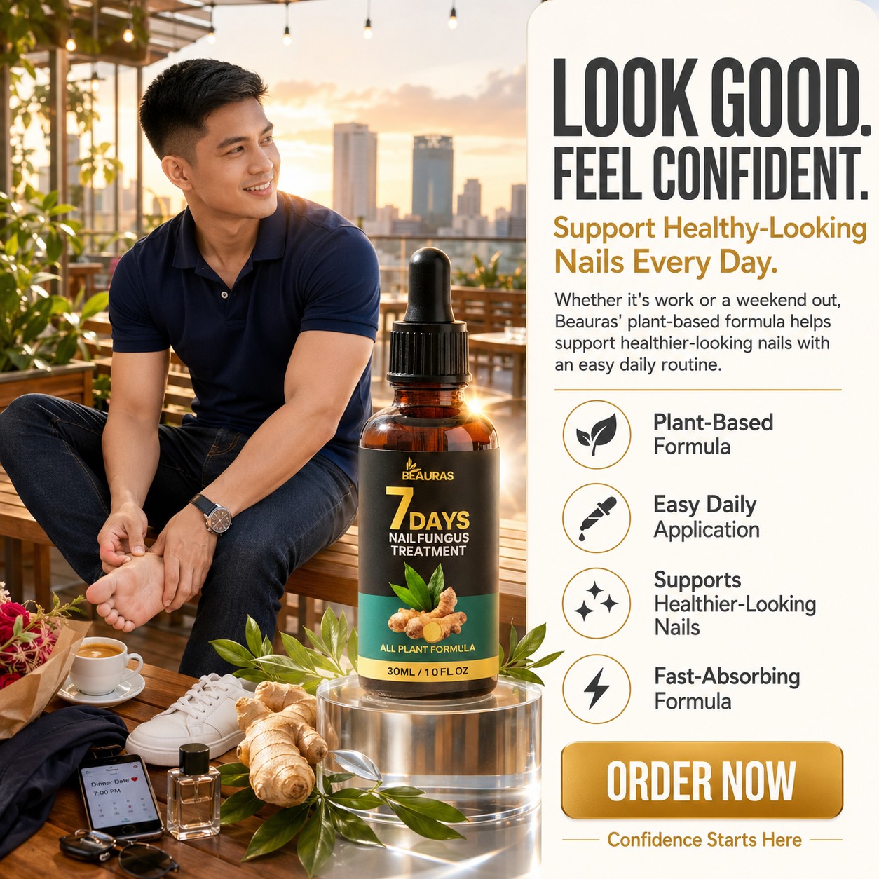 7 days Nail Fungus Treatment Oil Facebook ad