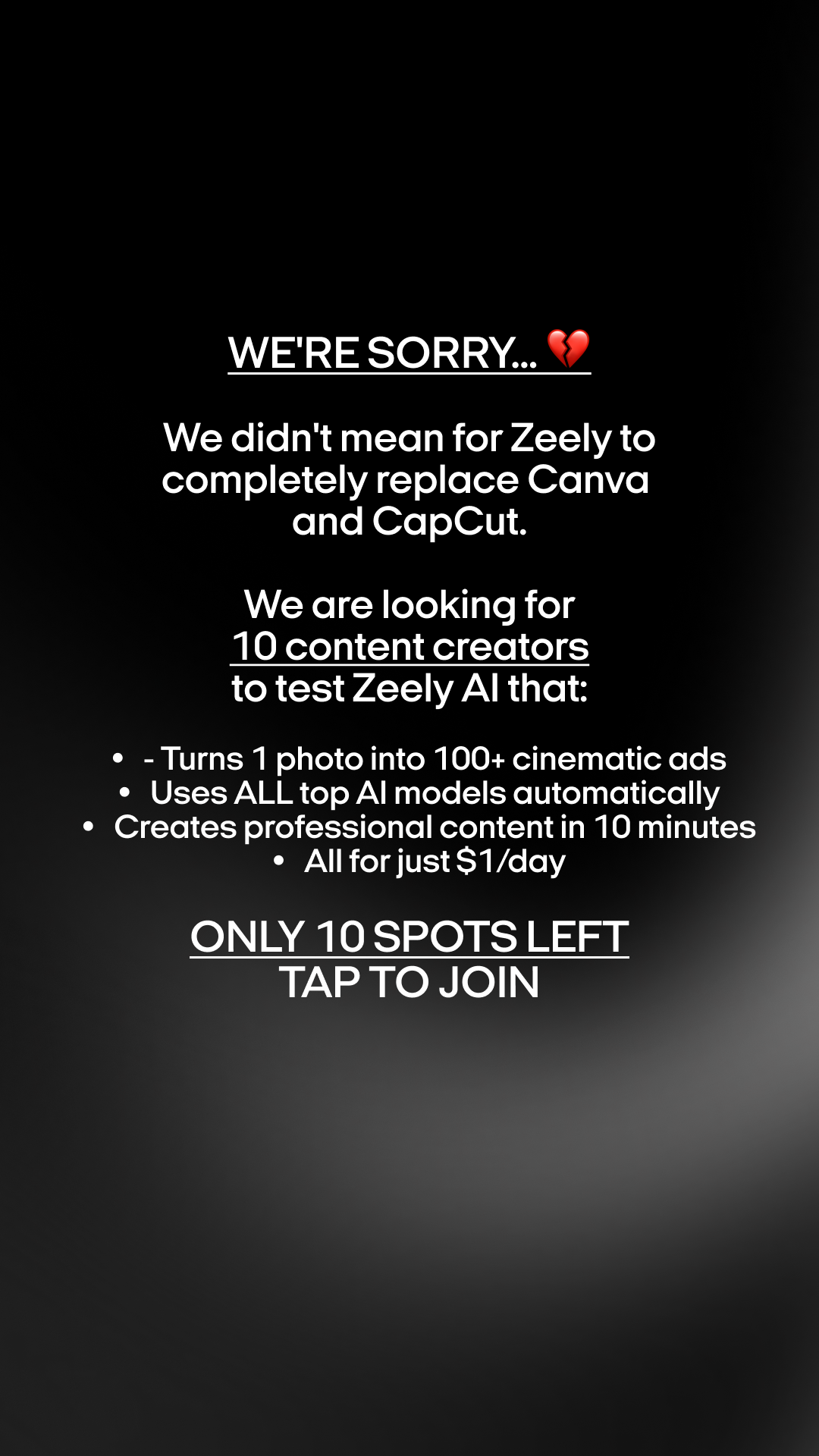 Zeely Facebook ad