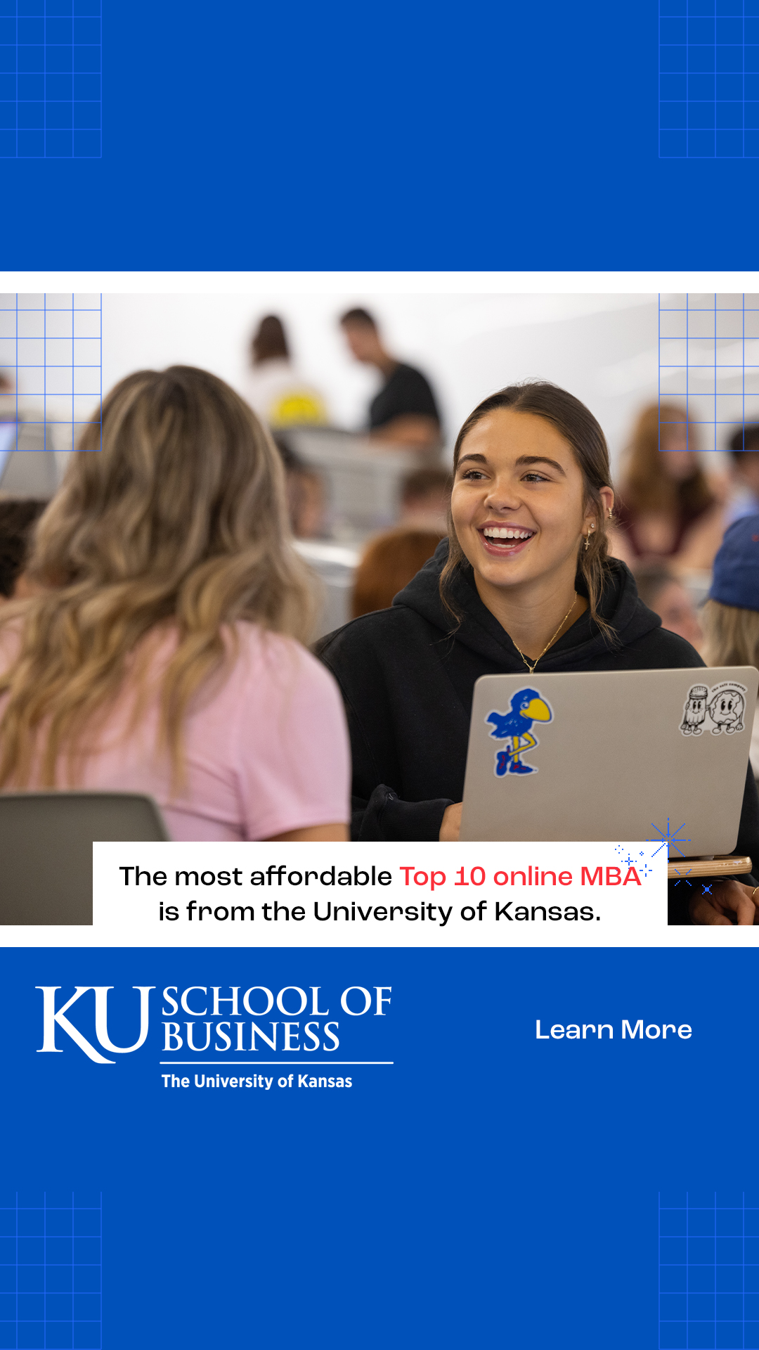 KU Online School of Business Facebook ad