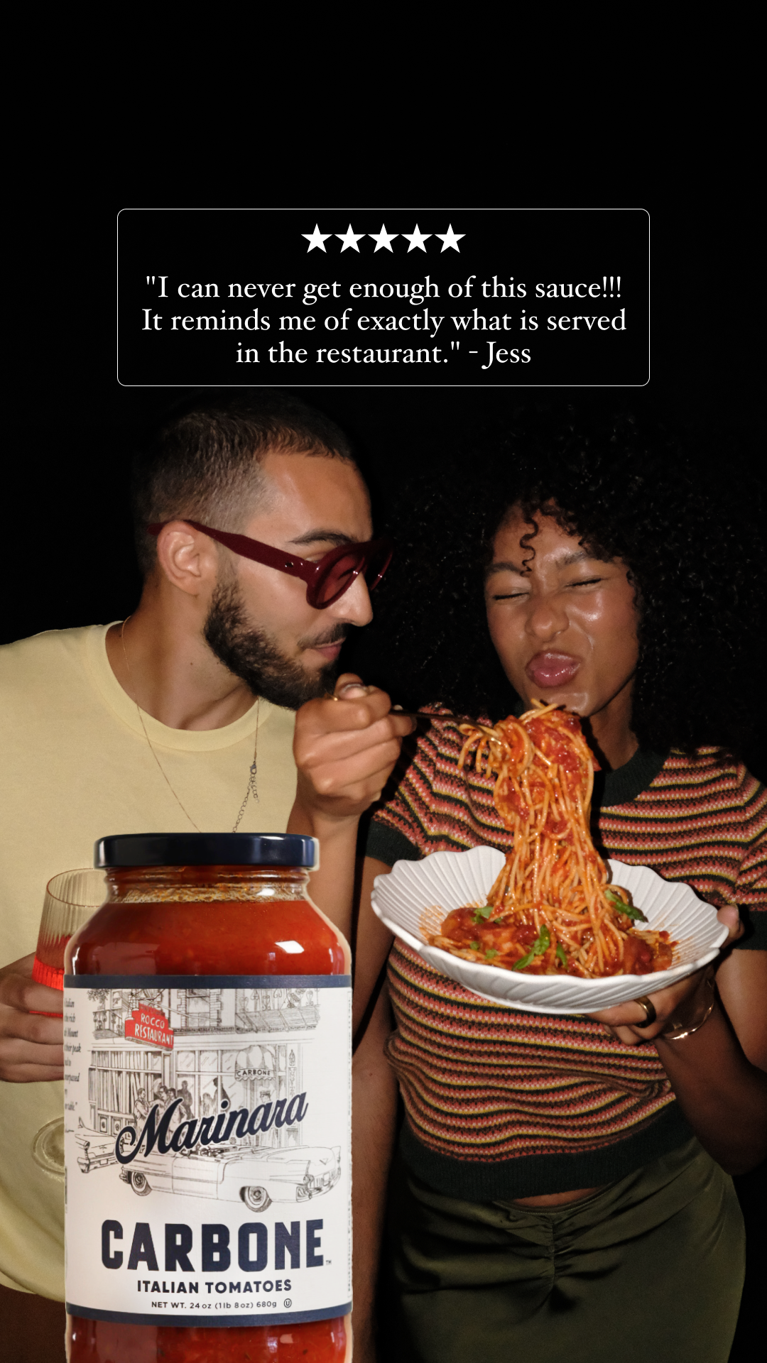 Carbone Fine Food Facebook ad