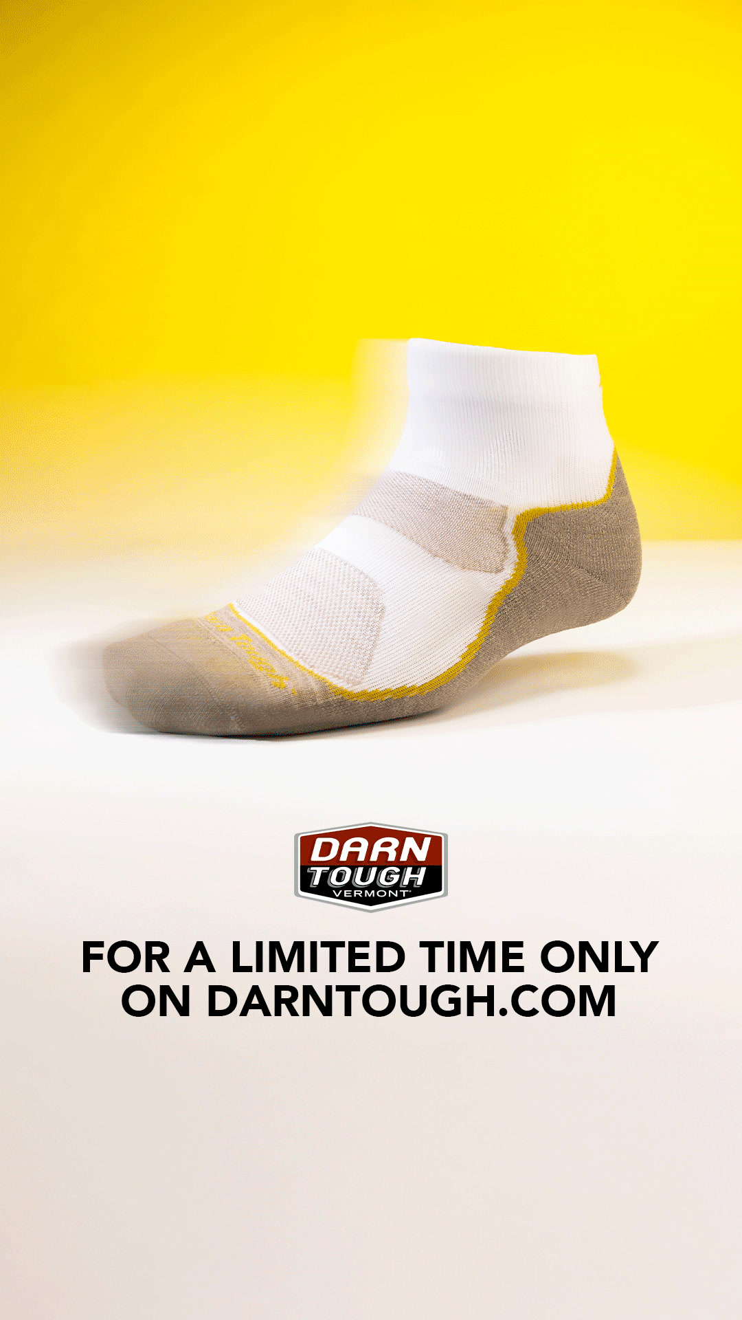 Darn Tough Vermont Socks Facebook ad from Aug 6, 2026