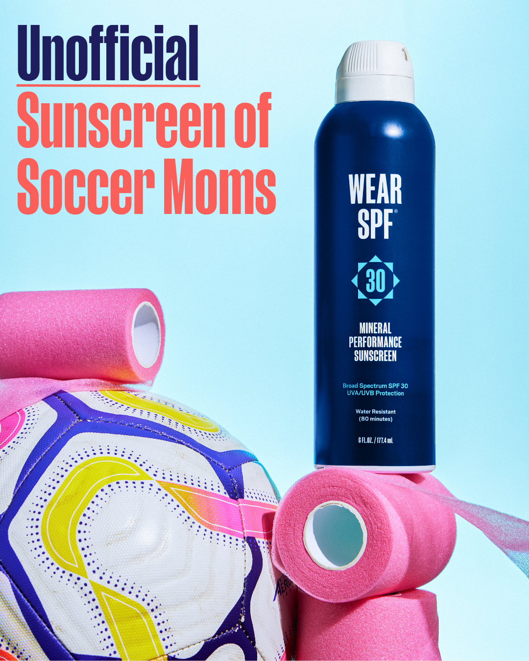 Wearspf Facebook ad: WearSPF - For the Athlete in all of Us