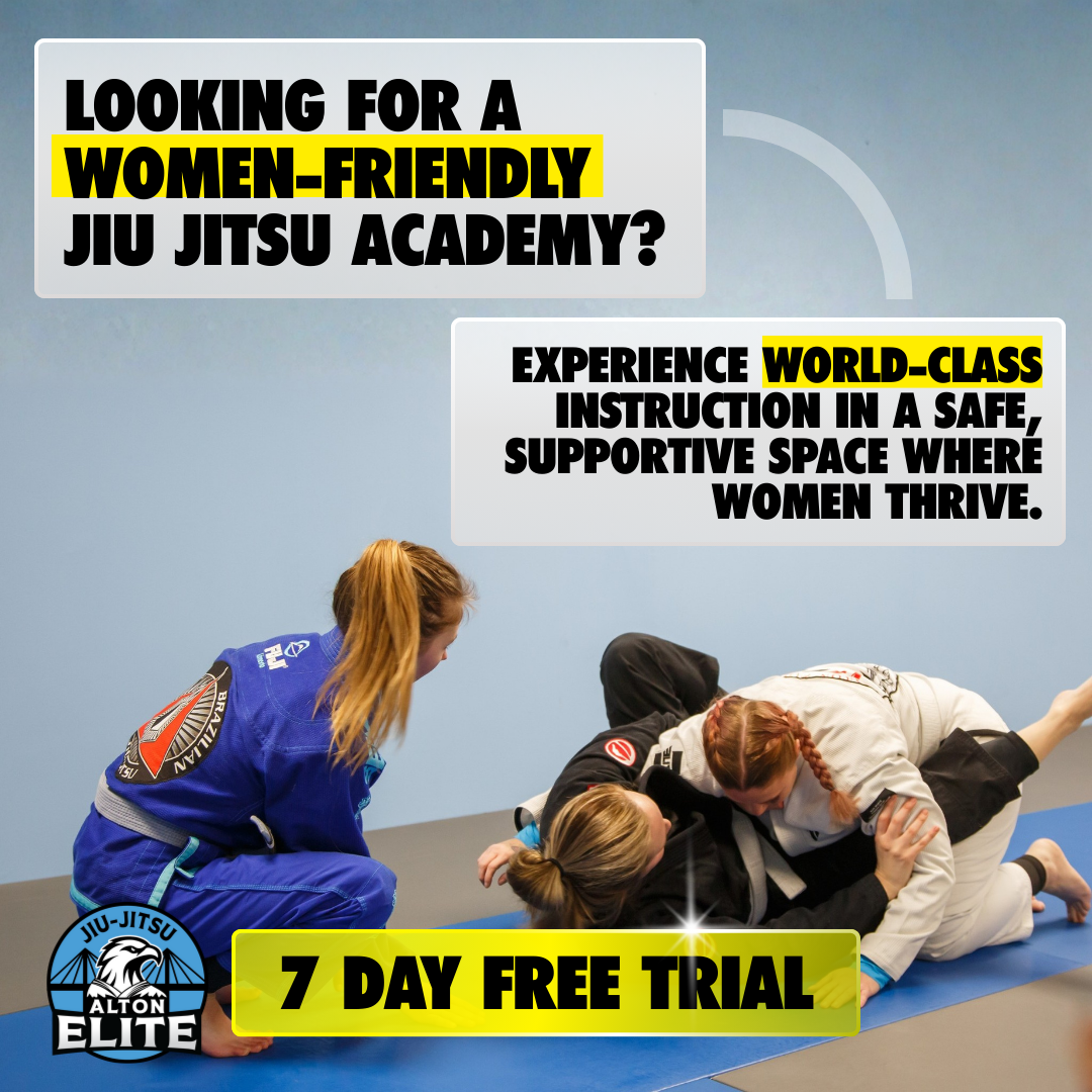 Alton Elite Jiu-Jitsu Facebook ad: Full 7 Days Of Free Training