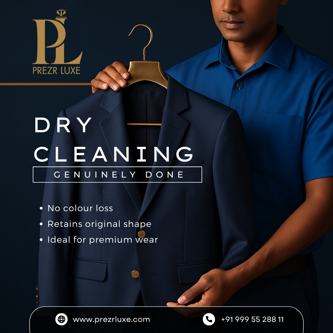 Prezr Luxe Facebook ad: Prezr Luxe is a premium dry cleaning and…