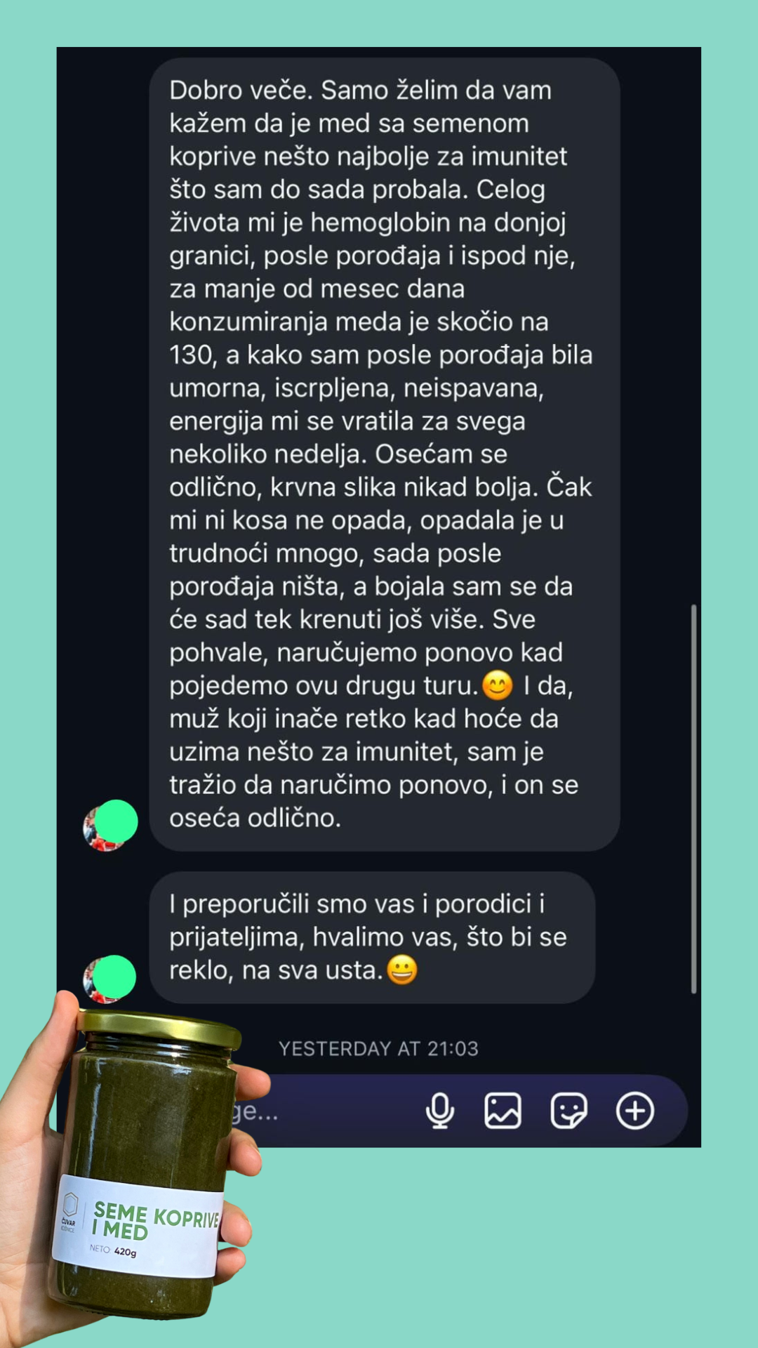Čuvar Košnice Facebook ad from Jan 31, 2026