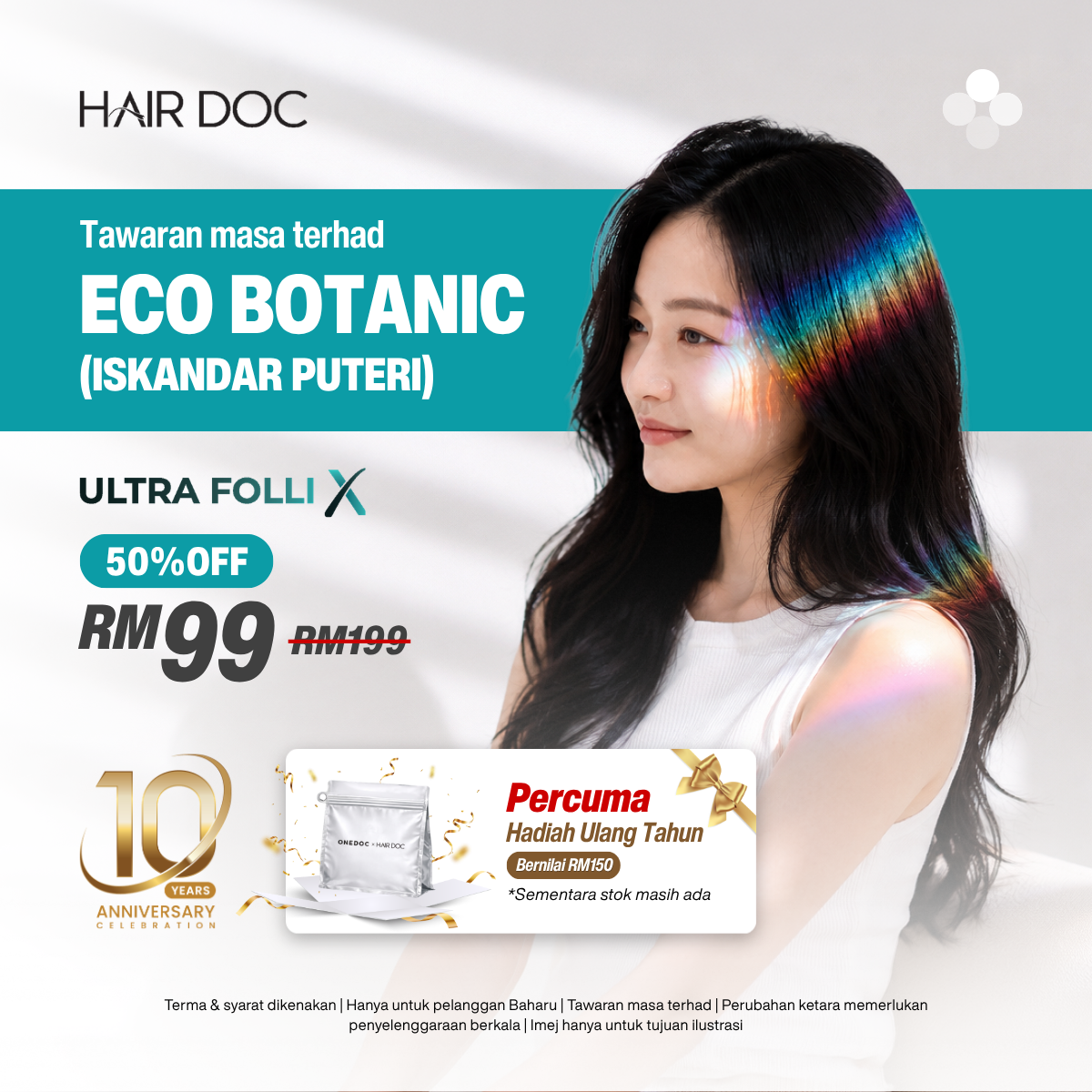 Hair Doc Facebook ad: Tawaran Masa Terhad