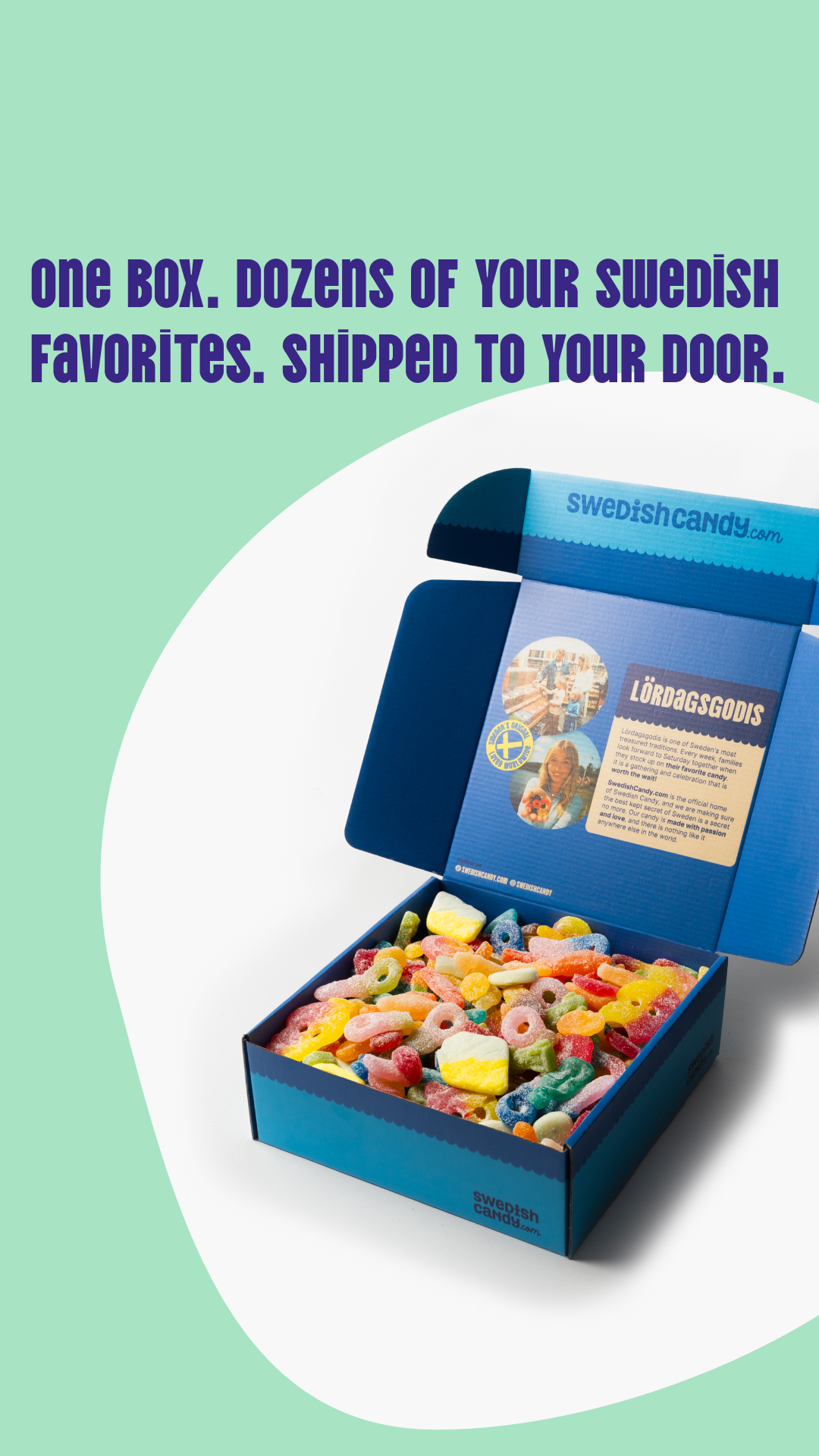 Swedish Candy Facebook ad