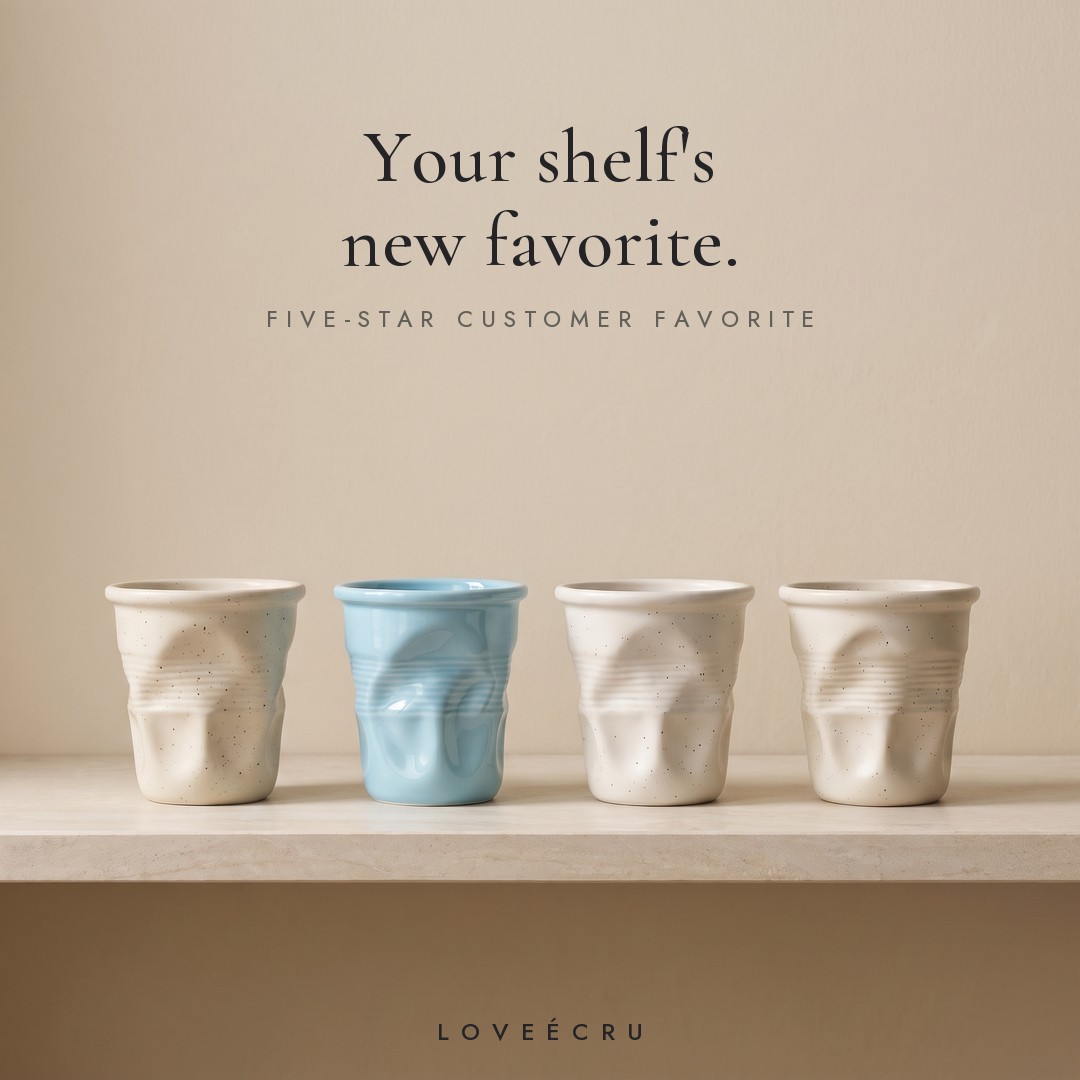 LoveÉcru Ceramics Facebook ad: The Cup Everyone Asks About