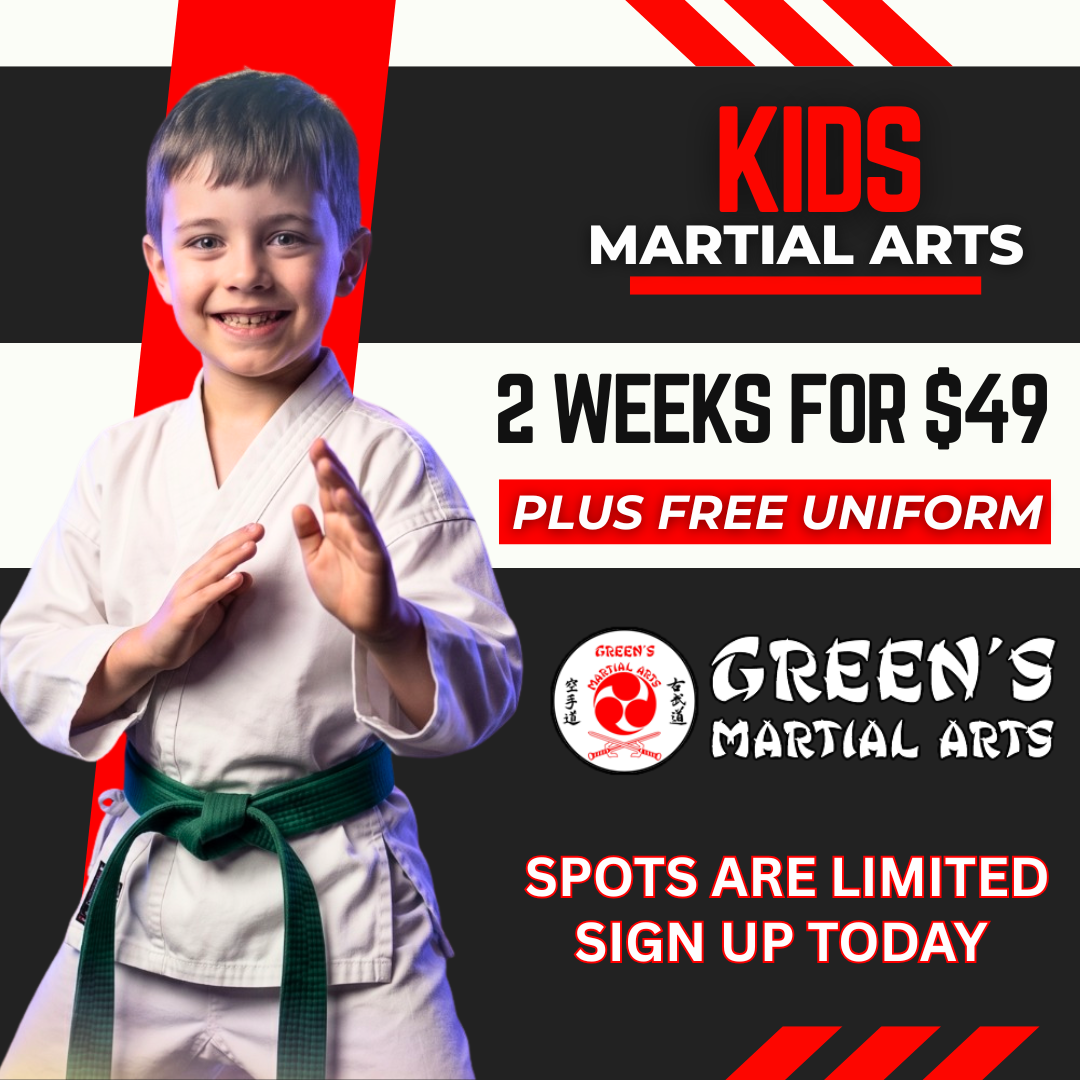 Green's Martial Arts Facebook ad