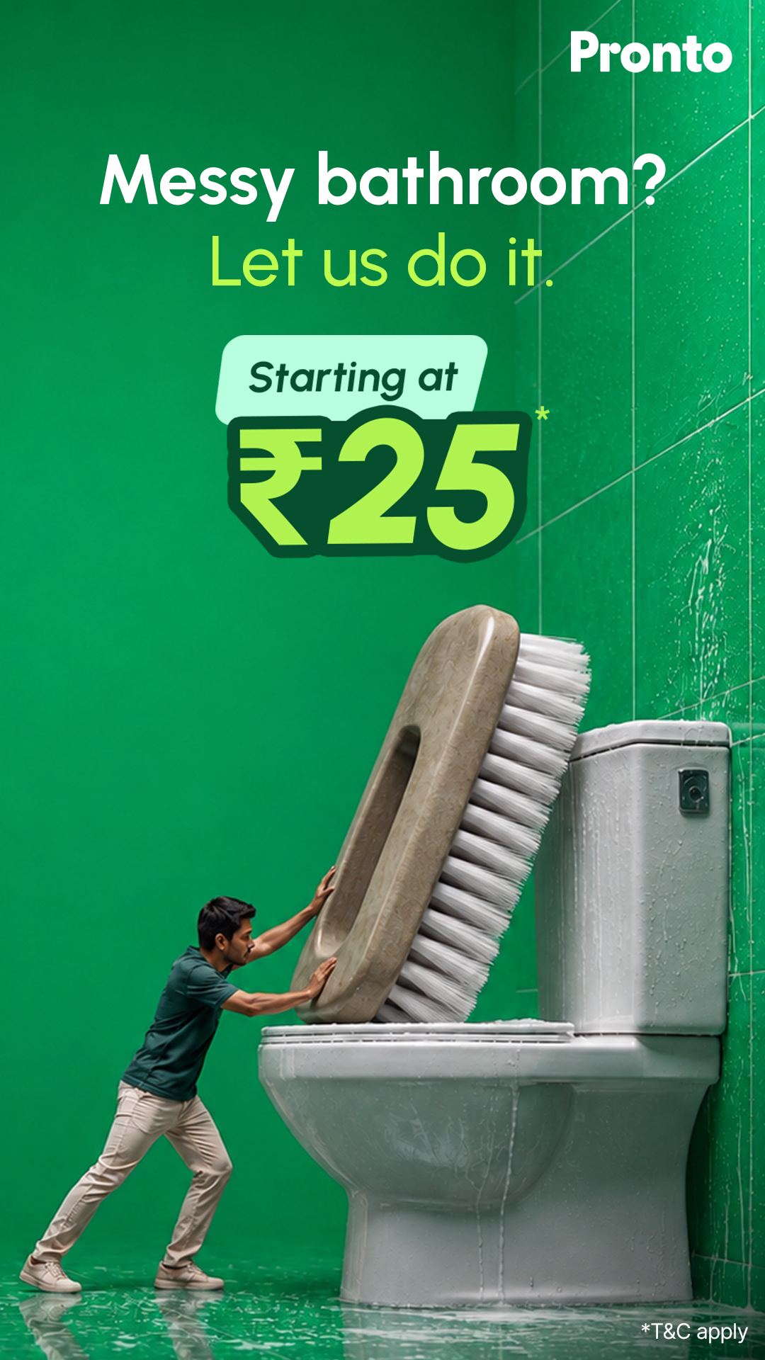 Pronto - India's 10 Minute Home Services App Facebook ad