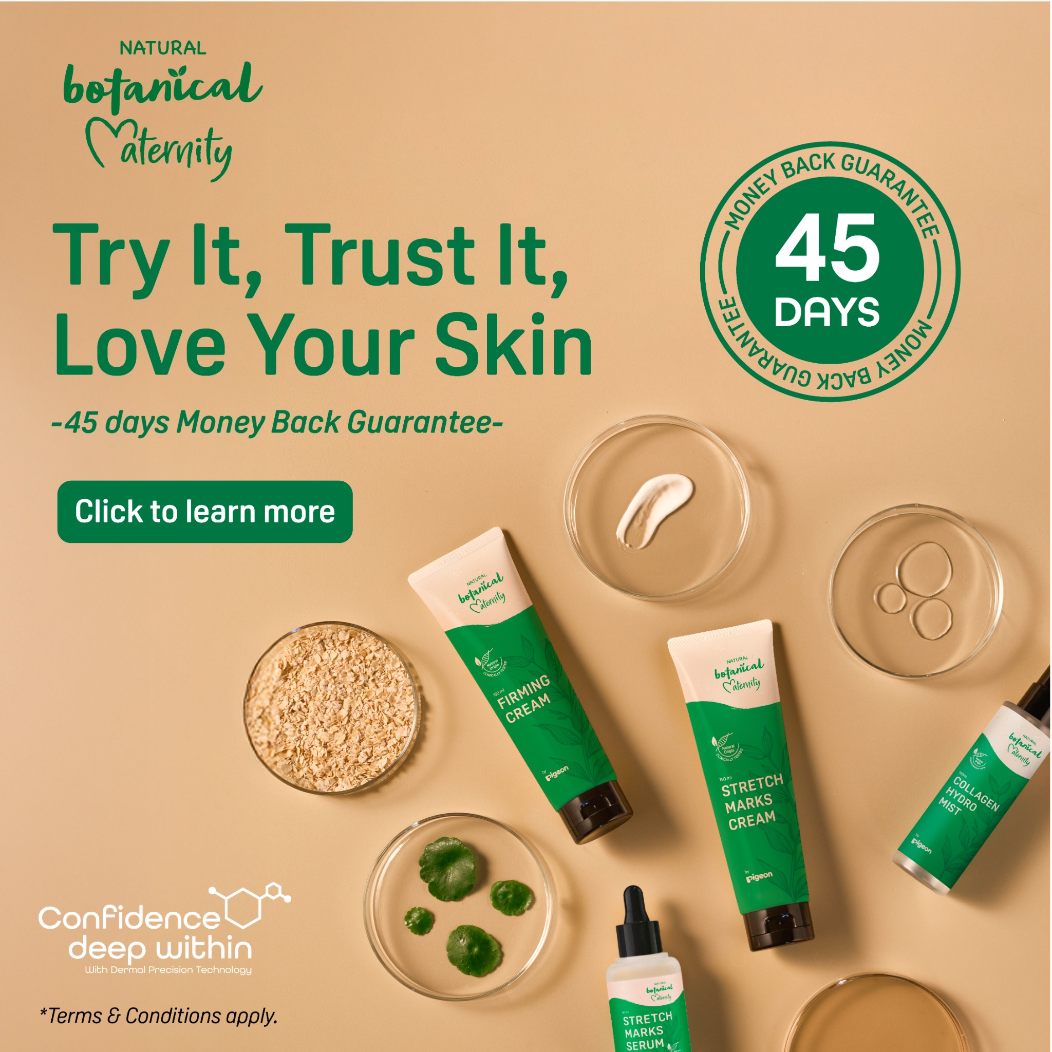 Pigeon Singapore Facebook ad: Get ready for motherhood with Pigeon Natural Botanical…