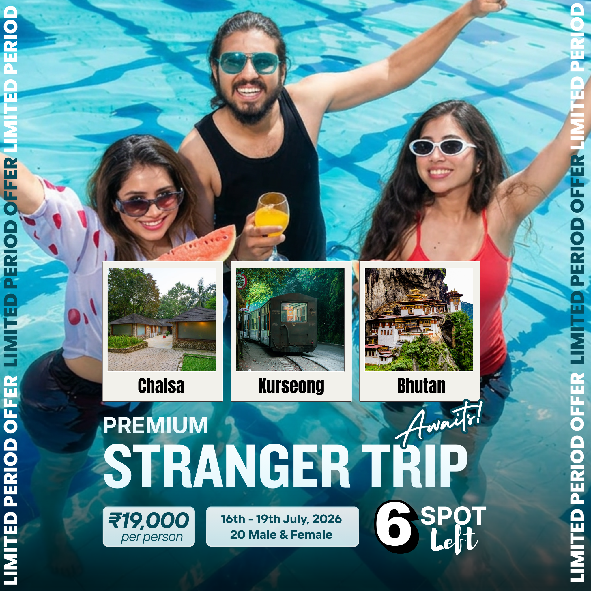 Beyond Miles Facebook ad: Premium Stranger Travel Experience