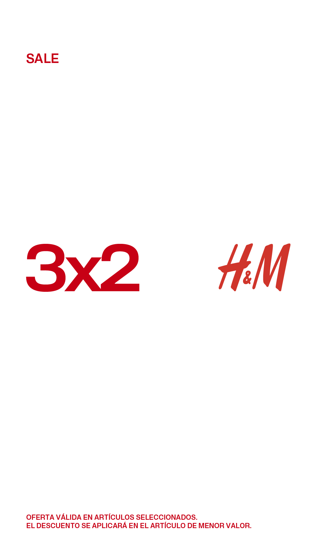 H&M Facebook ad