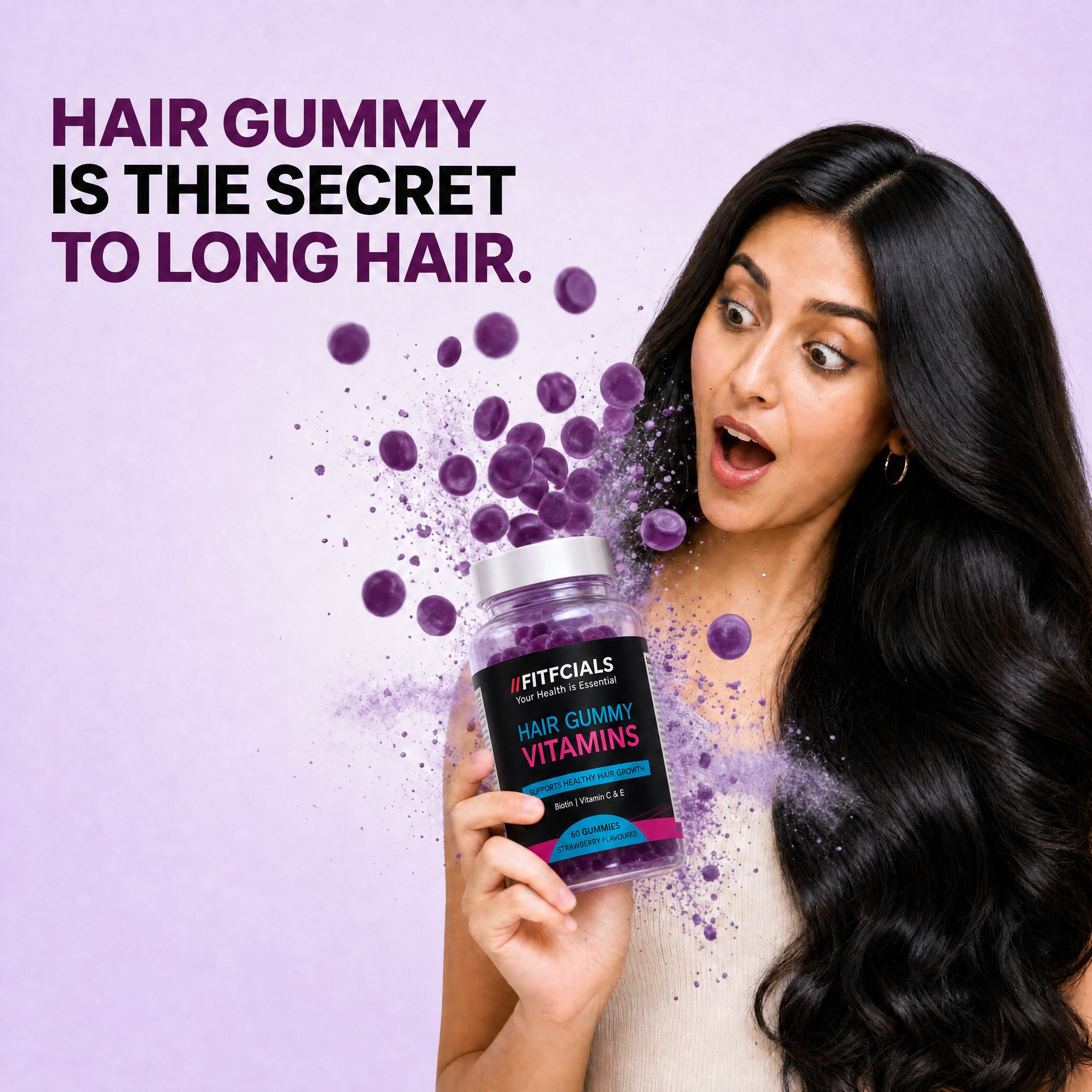 Fitencials Facebook ad: ৩০ দিনে Hair Fall বন্ধ করুন