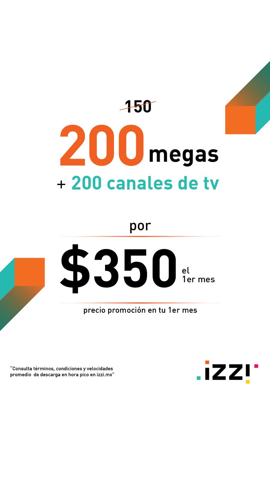 Internet en el hogar izzi Facebook ad