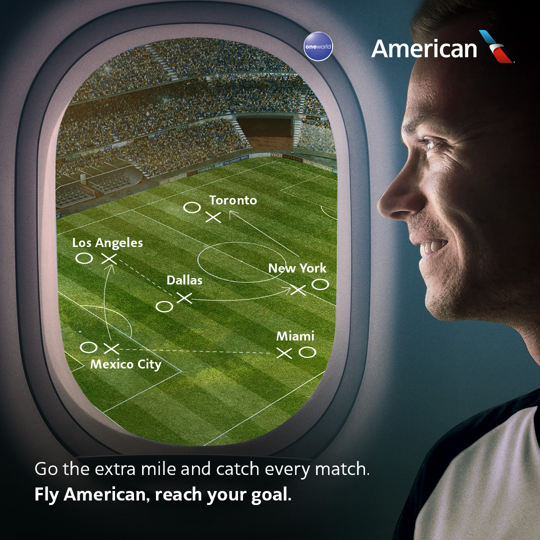 American Airlines Facebook ad