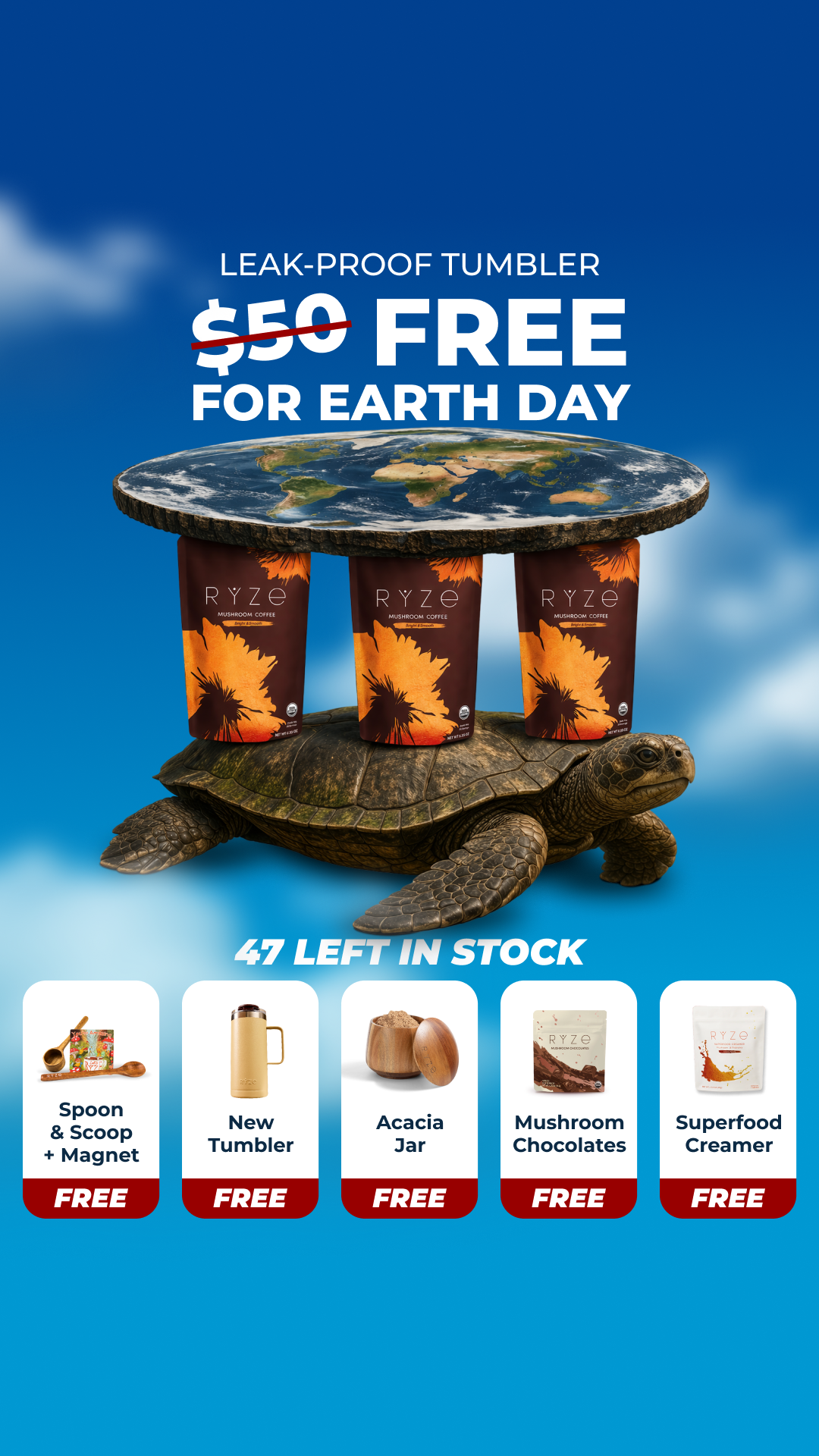 RYZE Superfoods Facebook ad