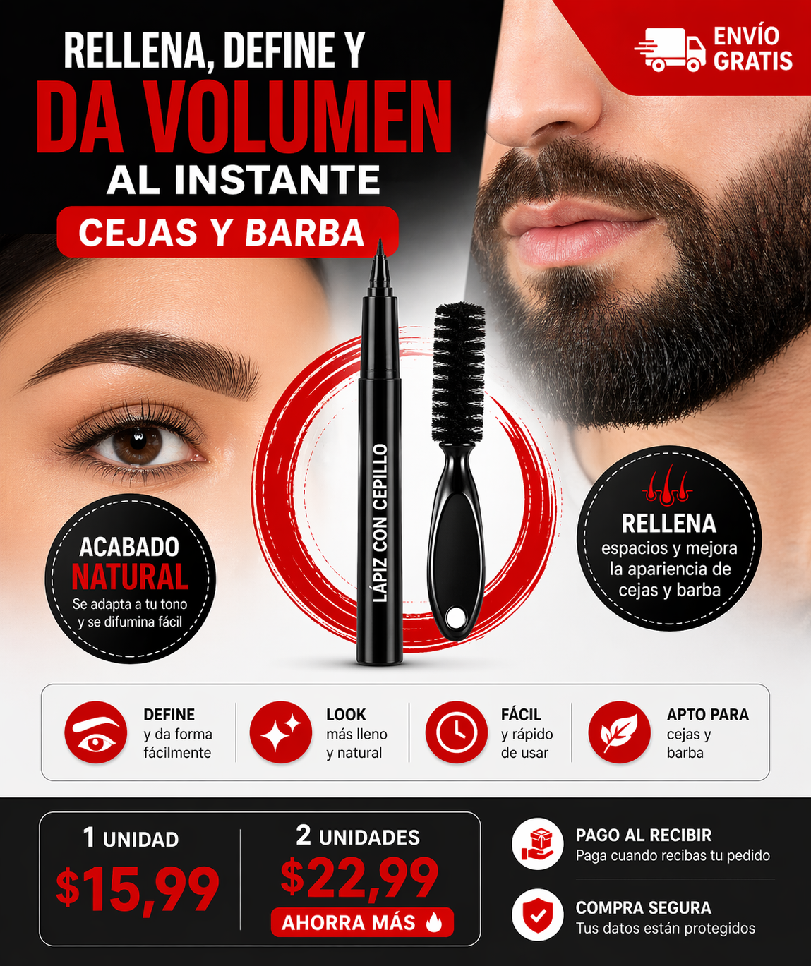 Importrendy Ecuador Facebook ad: Envio gratis y pago al recibir