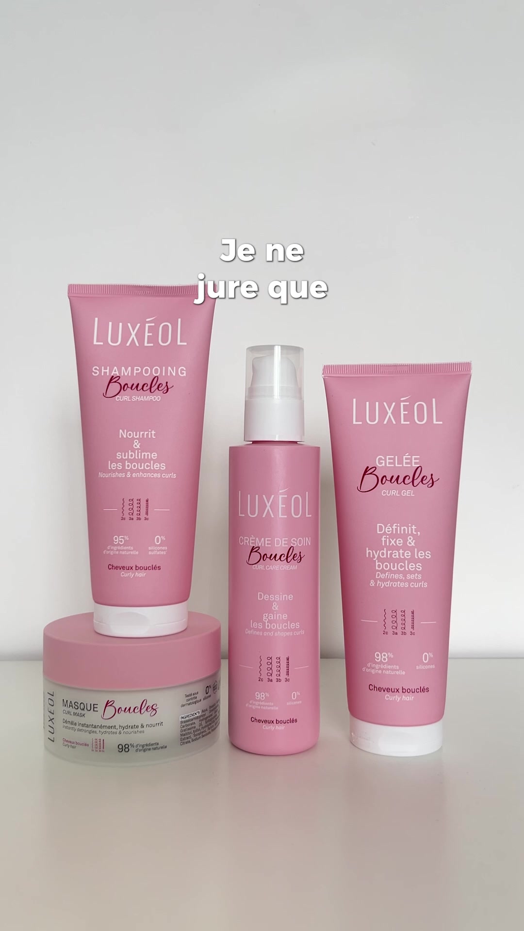 Luxéol Facebook ad: La routine Boucles Luxéol