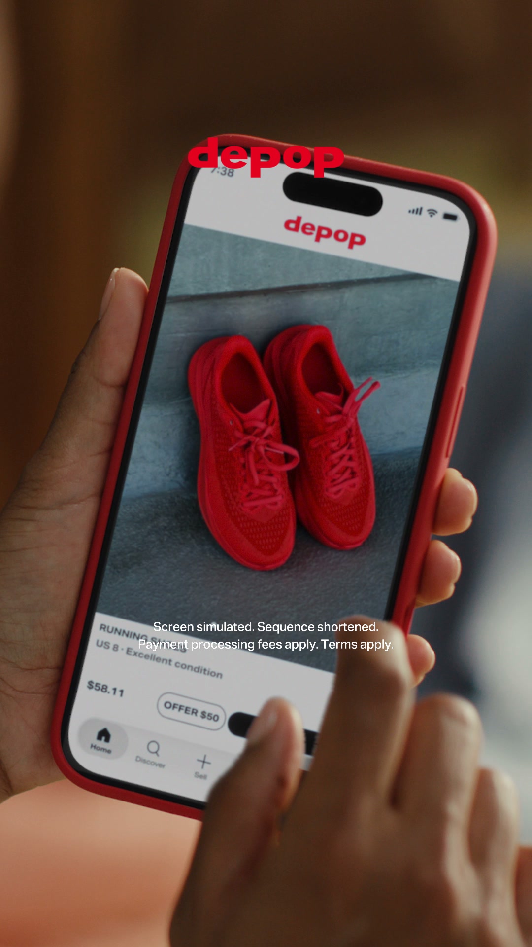 Depop Facebook ad: Your good taste can pay off!