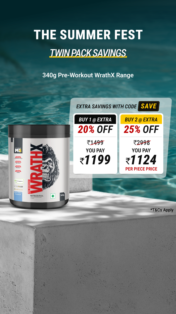 MuscleBlaze Facebook ad