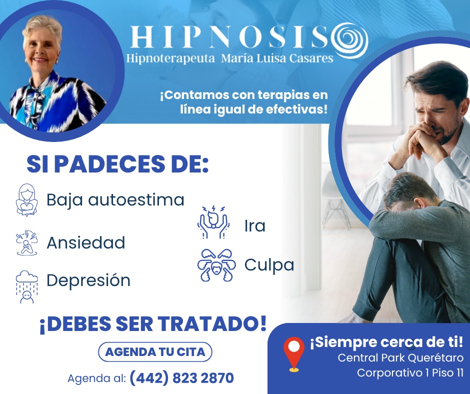 María Luisa Casares Facebook ad: Hipnosis- Hipnoterapeuta