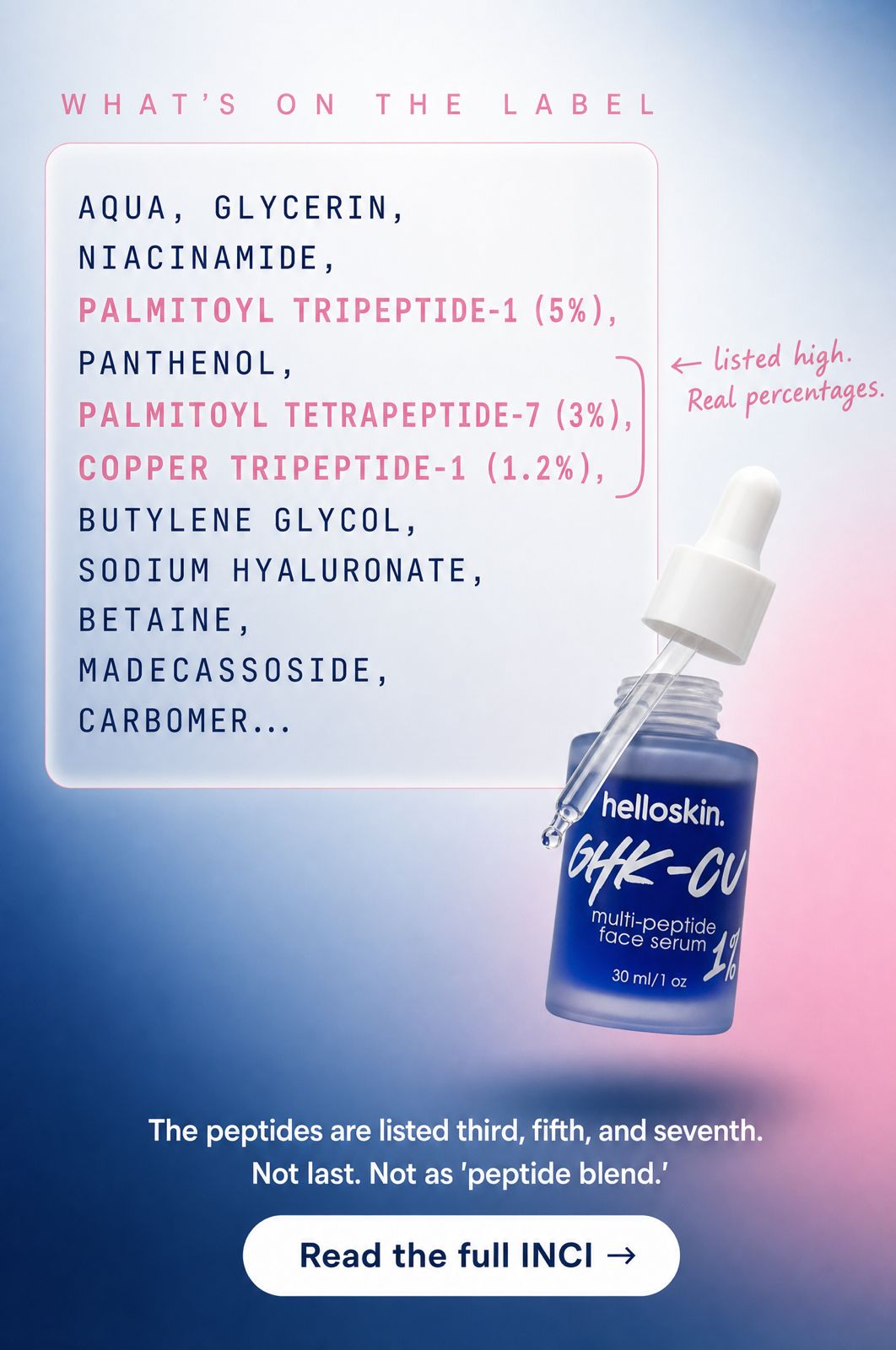 Helloskin Facebook ad