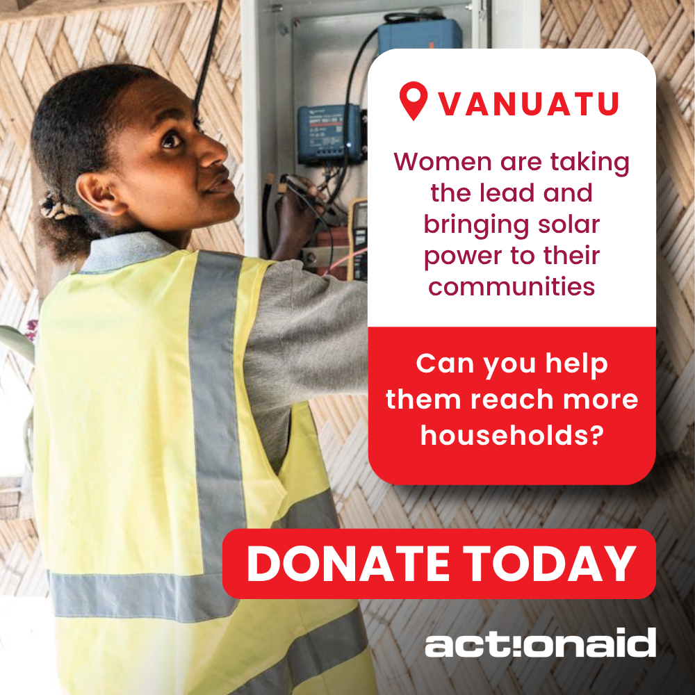 ActionAid Australia Facebook ad: Light her future
