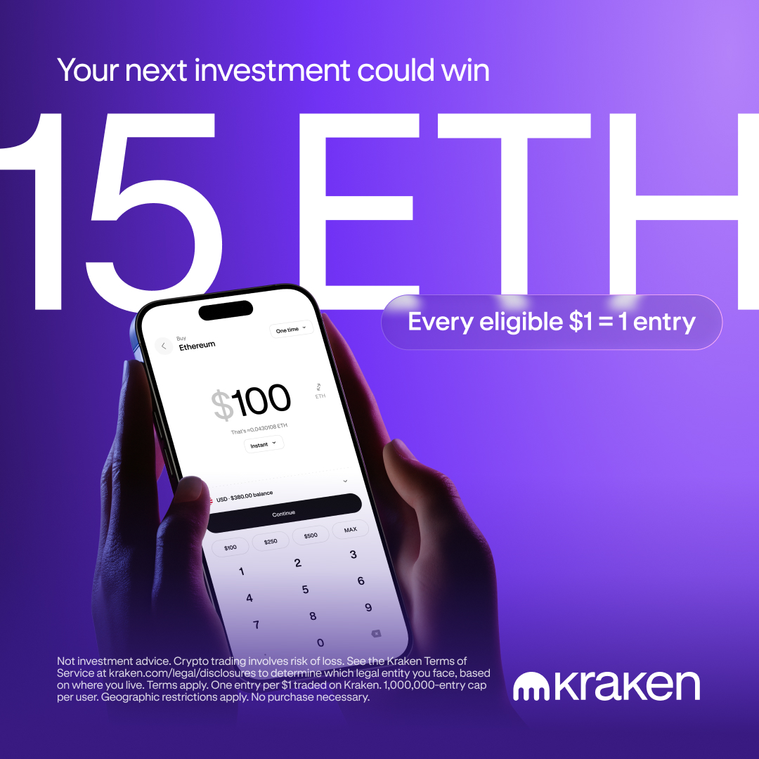 Kraken Digital Asset Exchange Facebook ad