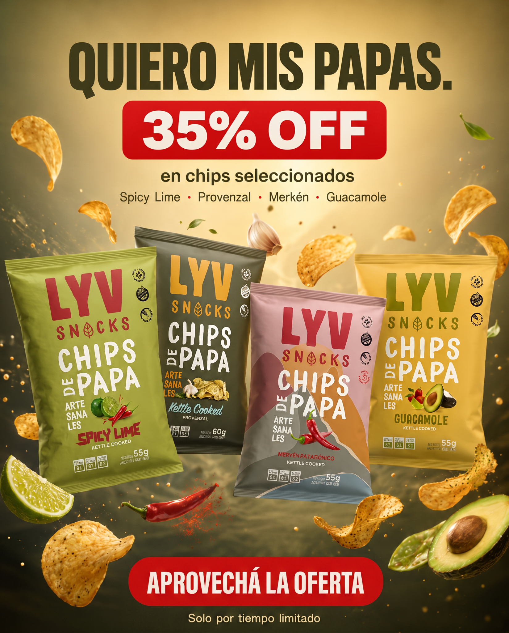 LYV Snacks Facebook ad