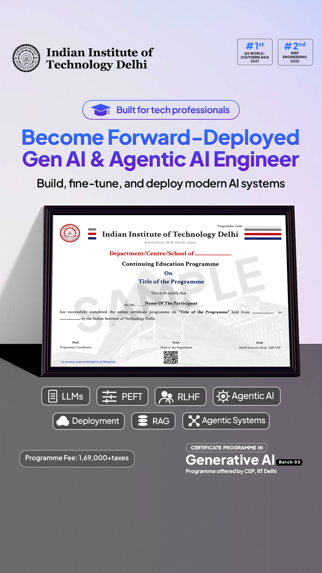 InterviewBit Facebook ad: Become a GenAI Engineering Expert