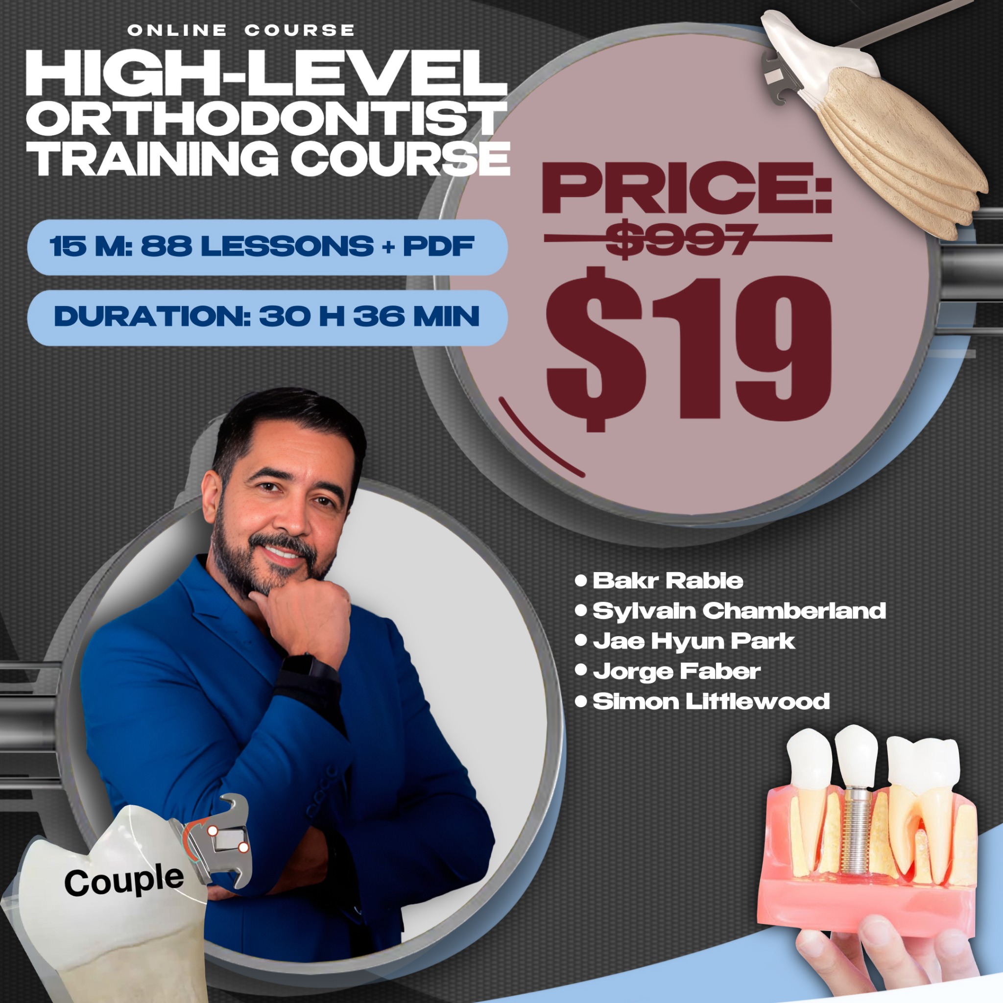 Dent-s.com Web Facebook ad: Dent-S, Affordable Online Dental Courses Taught by Experts