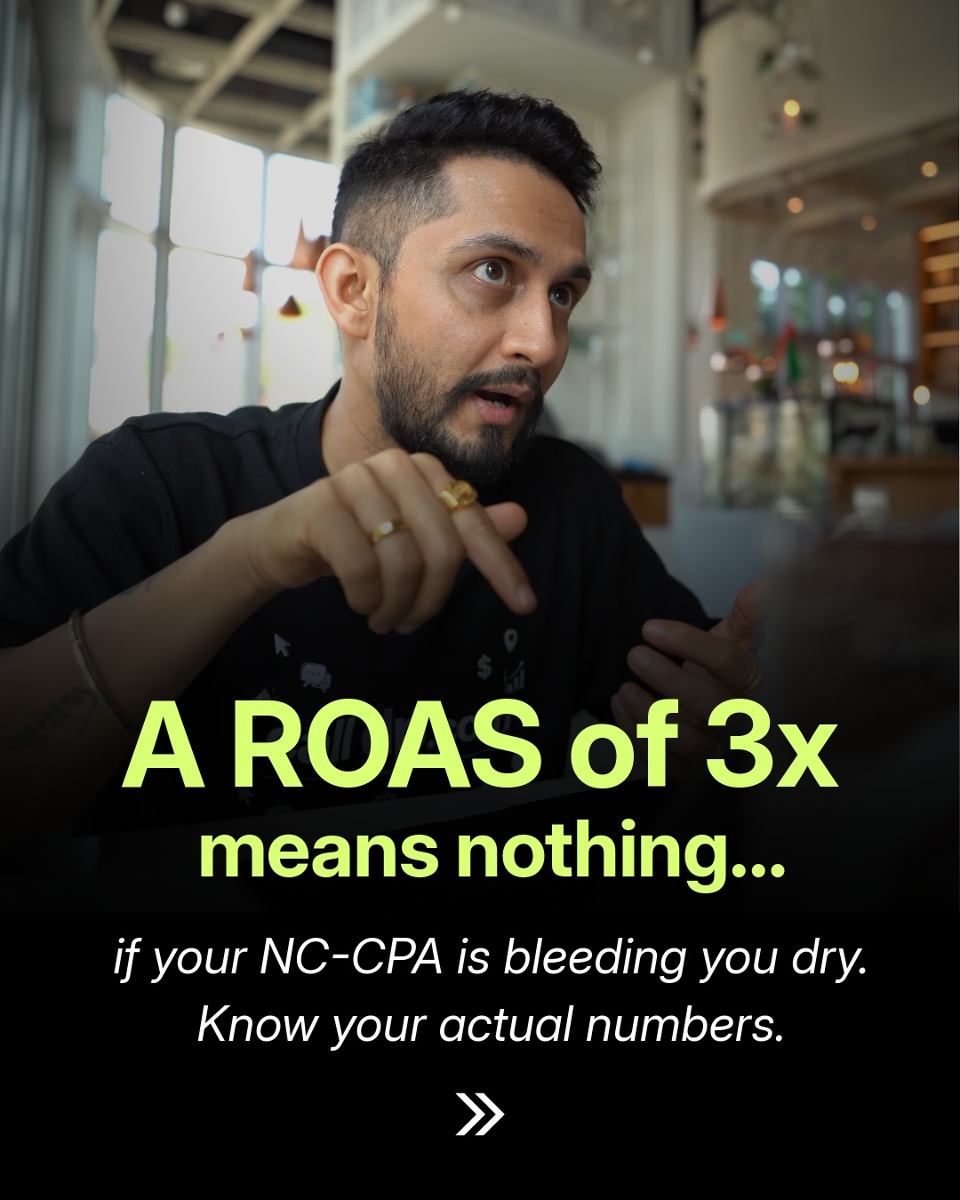 Digital Pratik Facebook ad: Don’t take mental stress of ROAS.