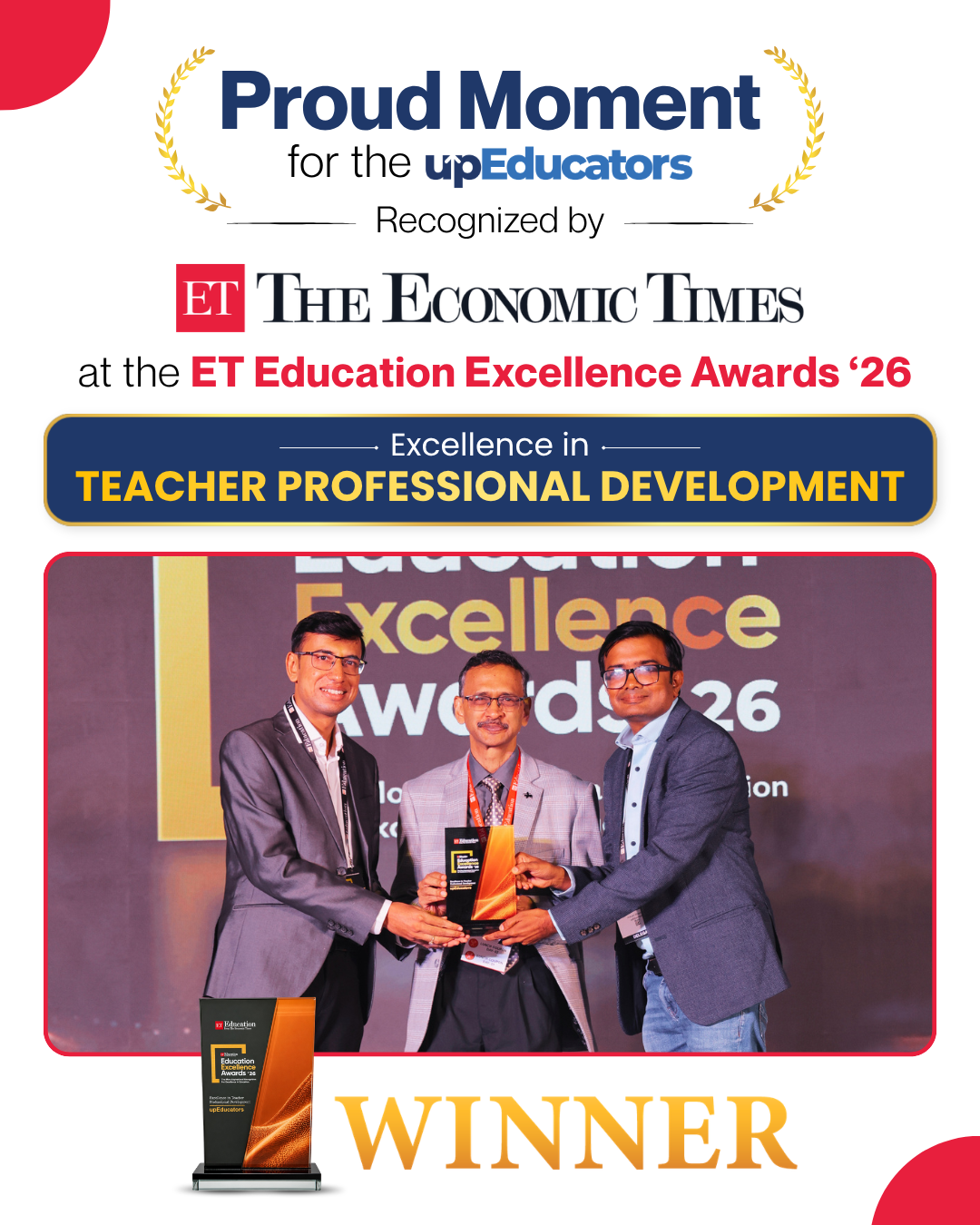 upEducators Facebook ad: This One Is Special upEducators Honoured at The Economic…