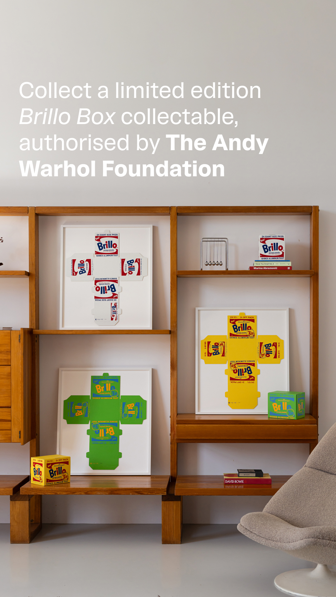 The Andy Warhol Foundation for the Visual Arts Facebook ad