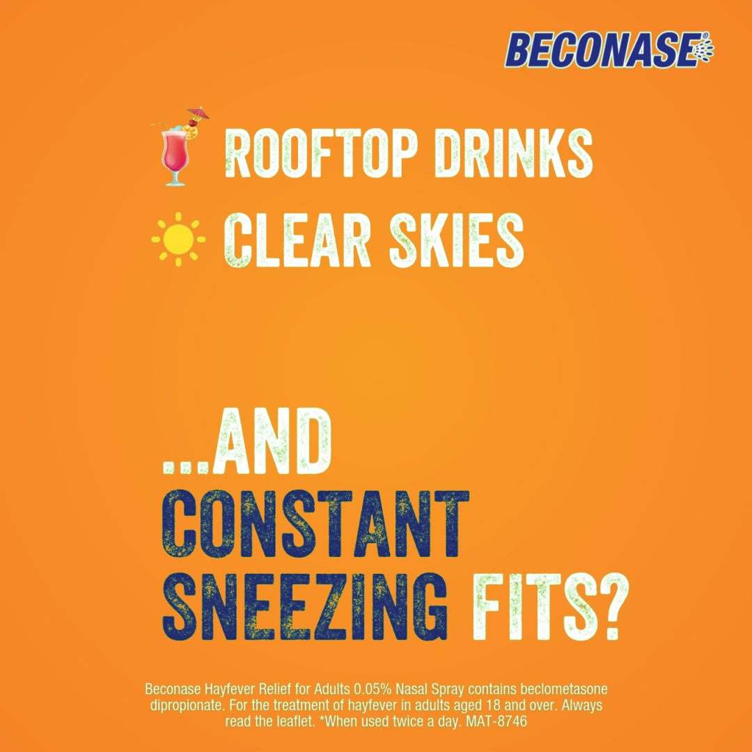 Beconase Facebook ad: Hayfever ruining your day?