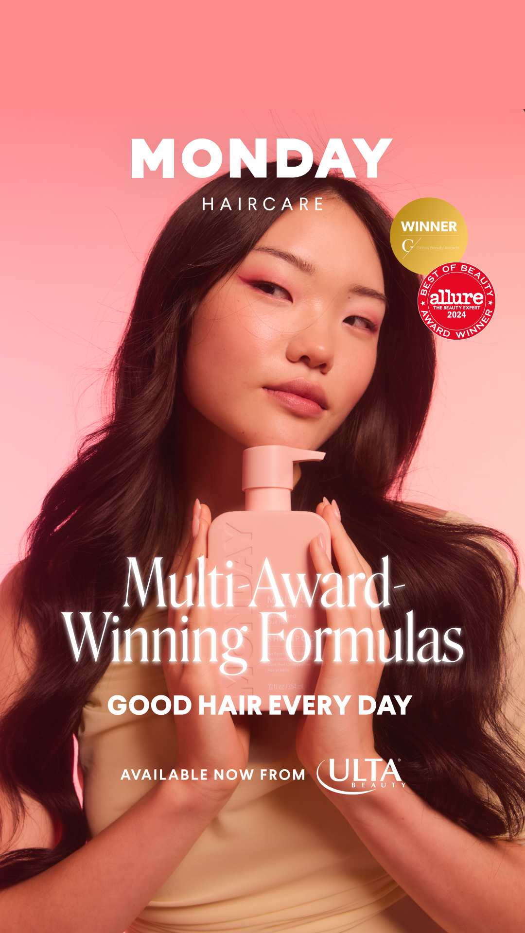MONDAY Haircare Facebook ad