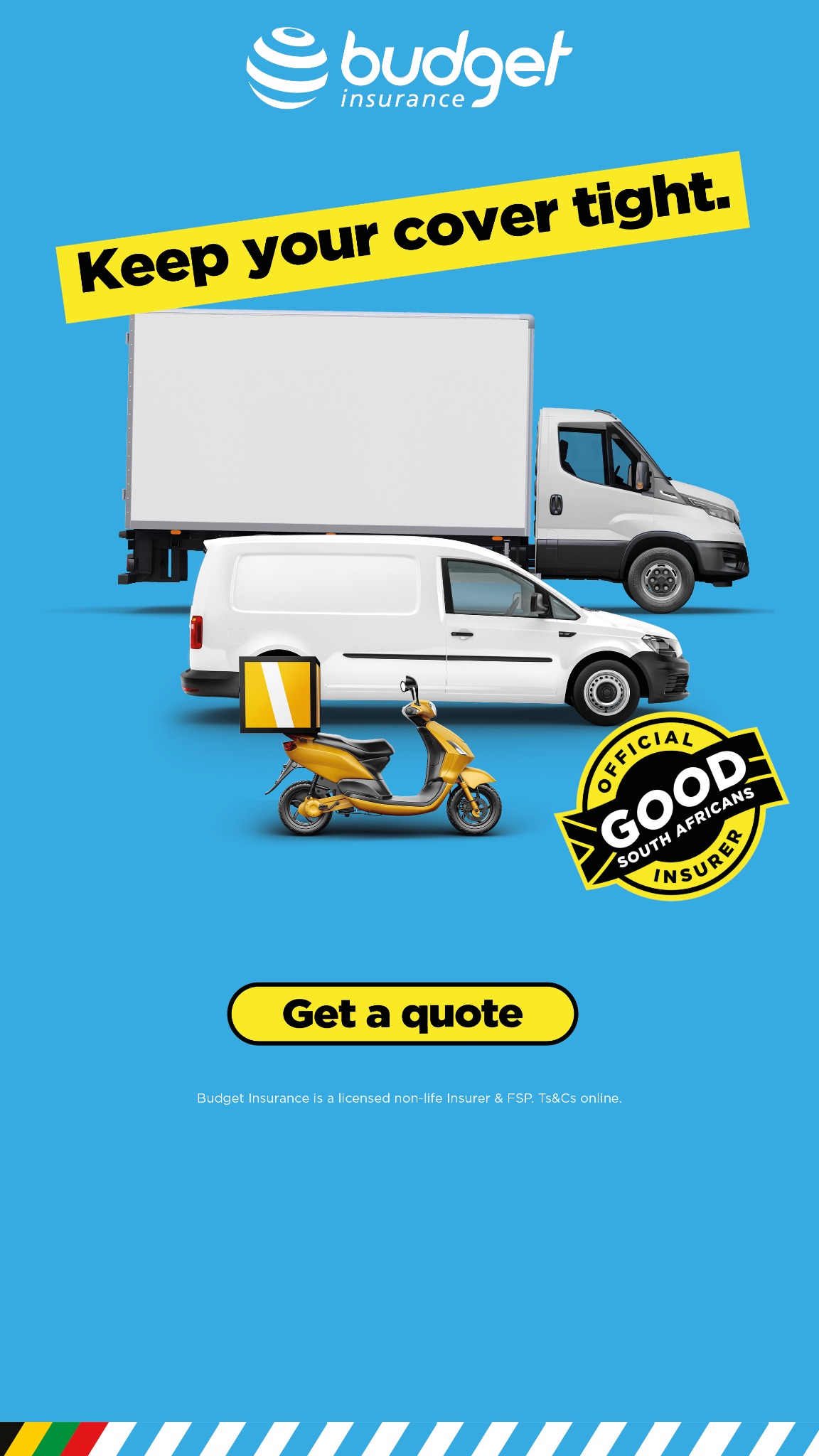Budget Insurance Facebook ad