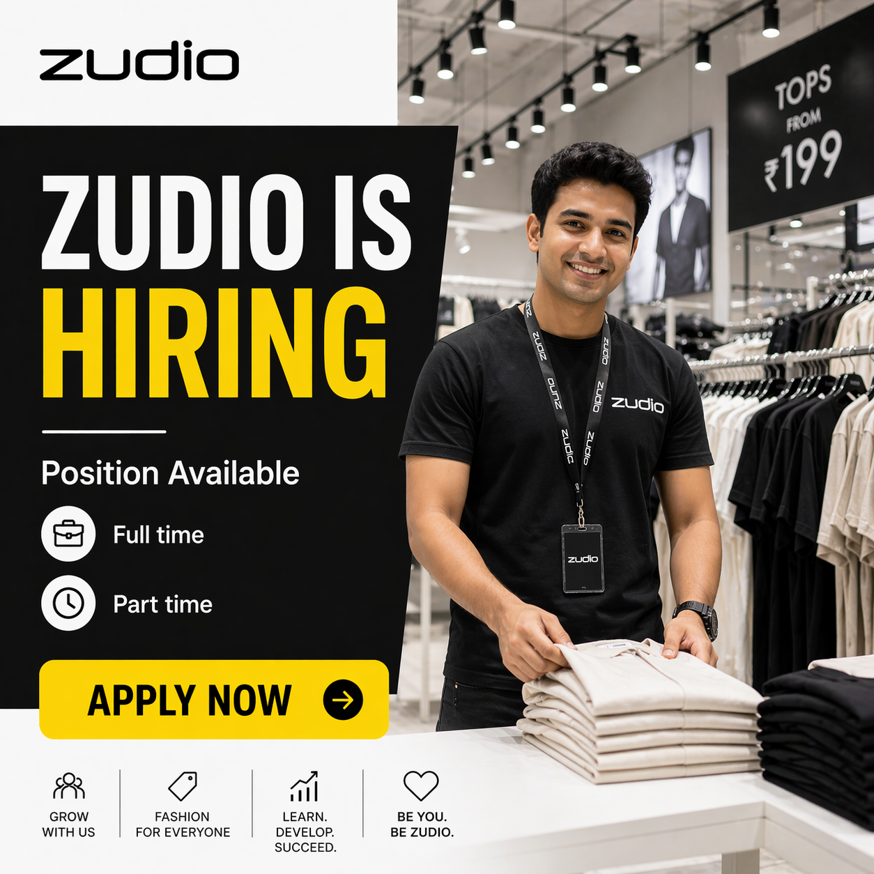 Find a Job India Facebook ad